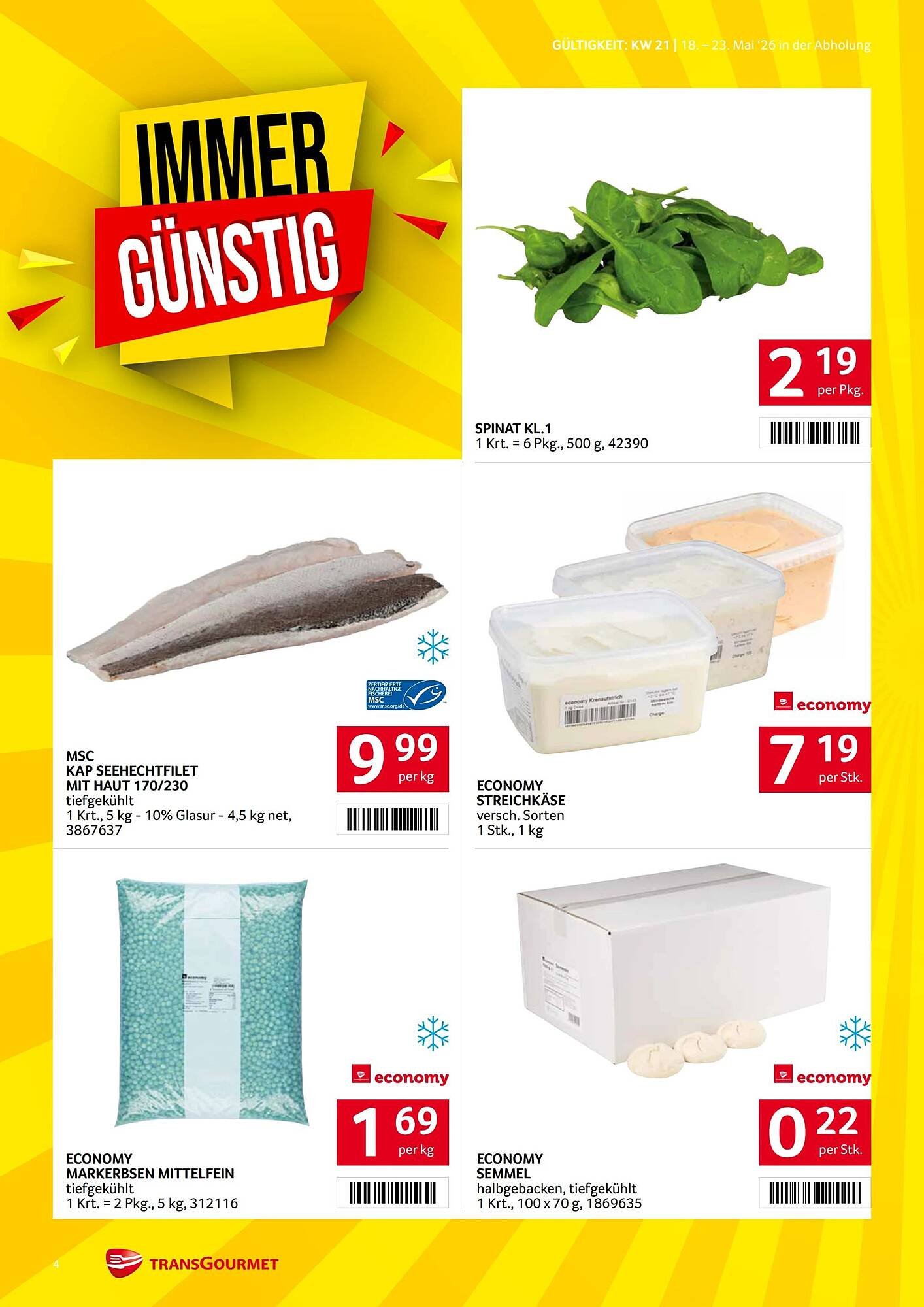 Transgourmet Flugblatt