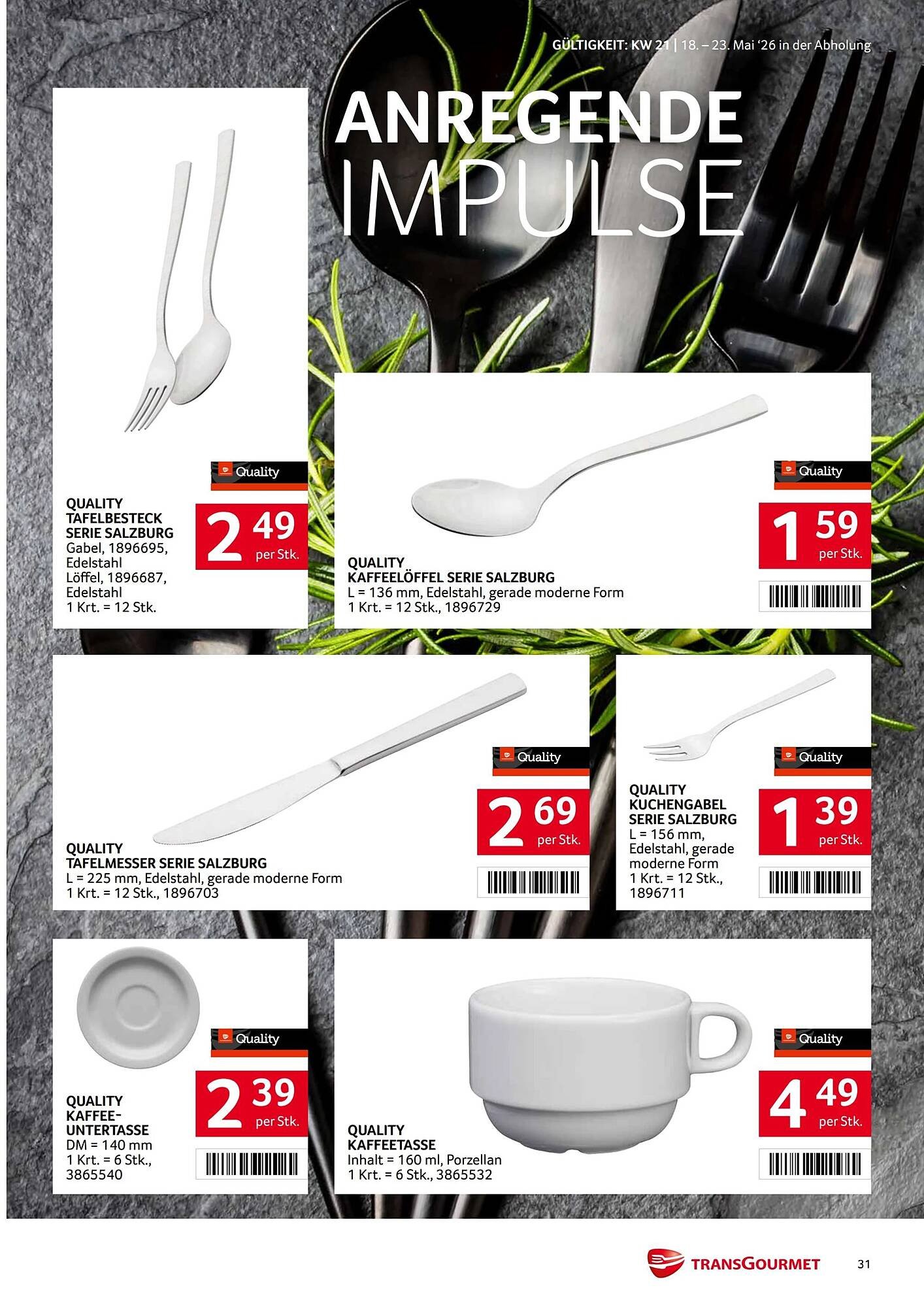 Transgourmet Flugblatt
