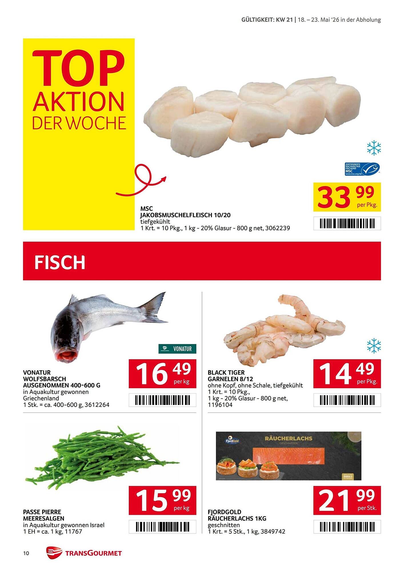 Transgourmet Flugblatt