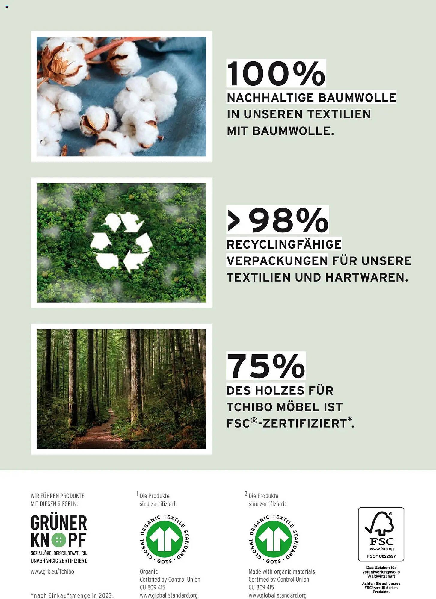 Tchibo Eduscho Flugblatt