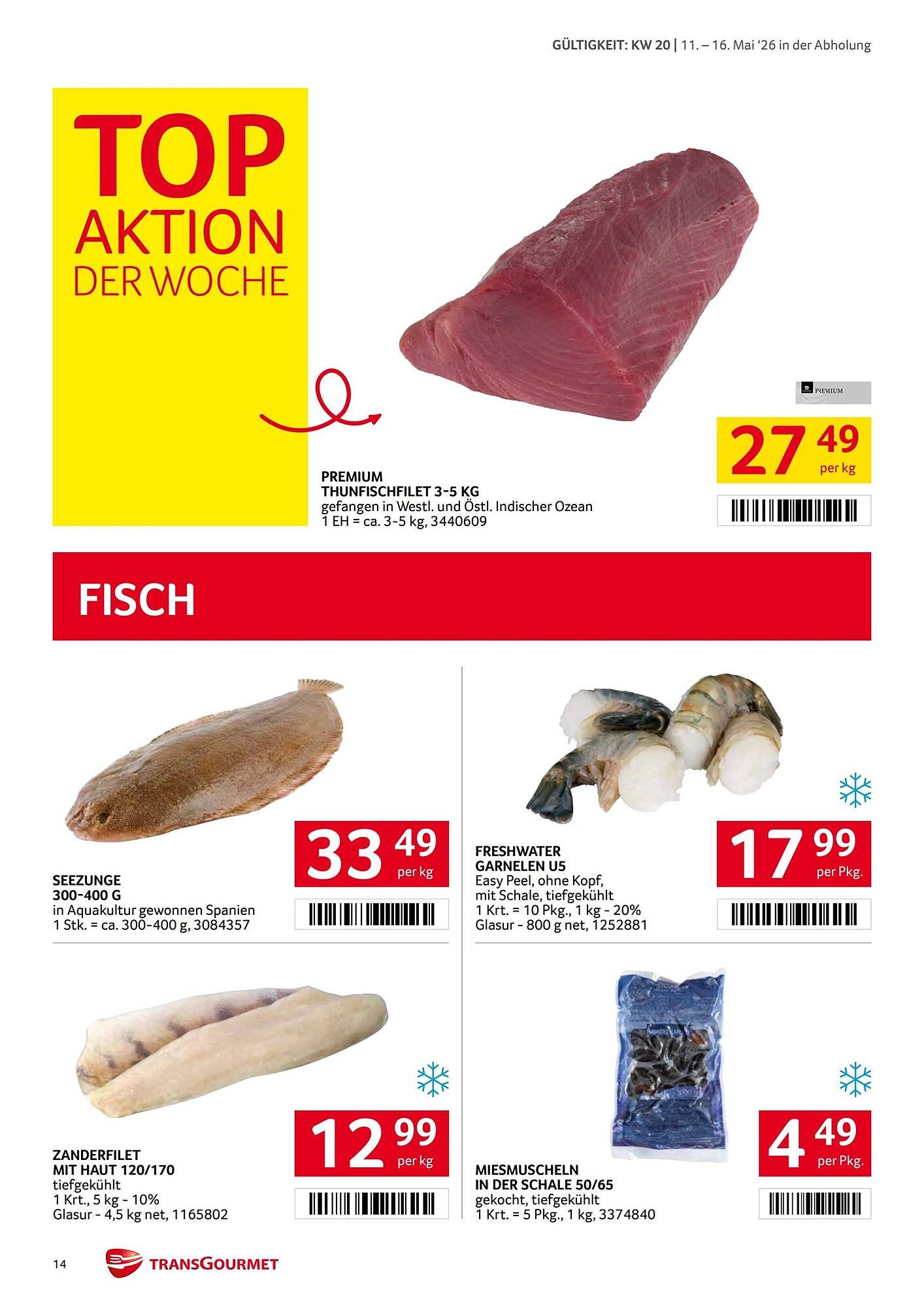 Transgourmet Flugblatt