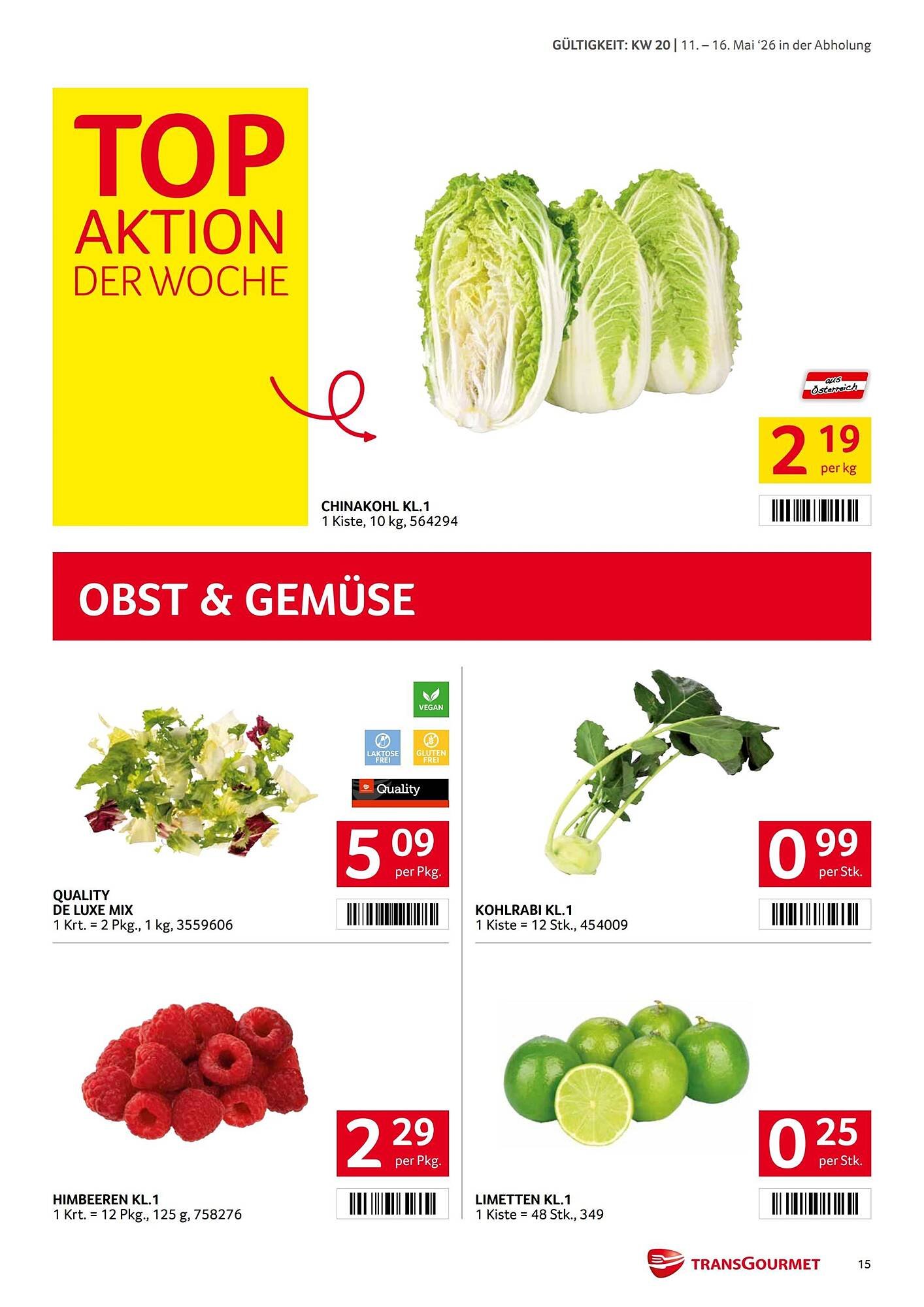 Transgourmet Flugblatt
