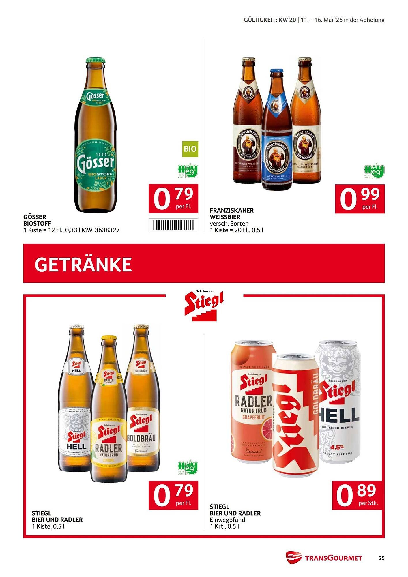 Transgourmet Flugblatt