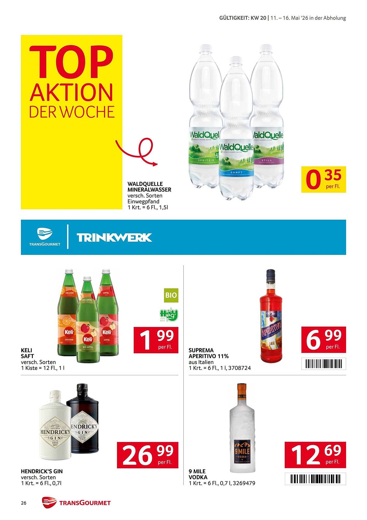 Transgourmet Flugblatt