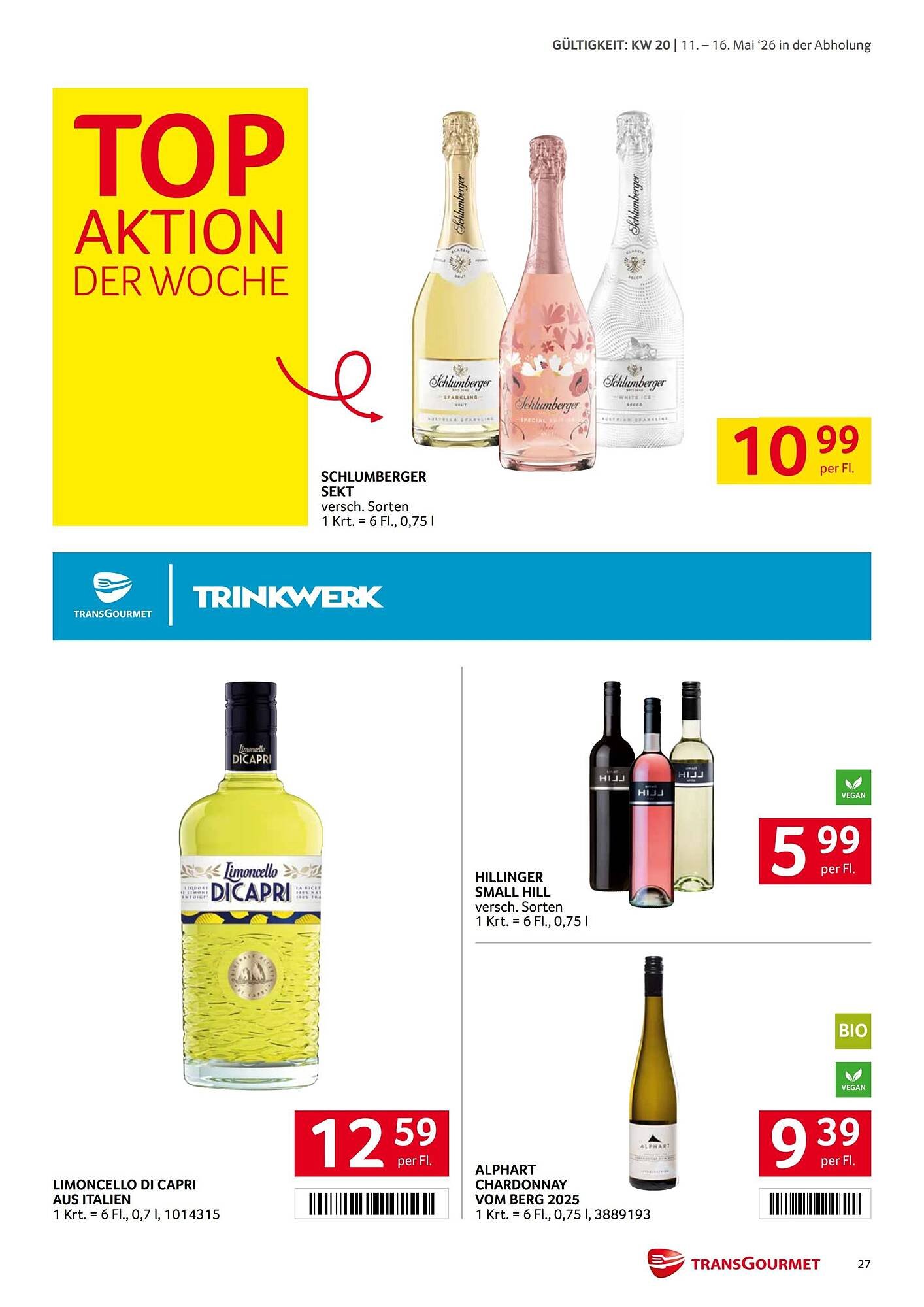 Transgourmet Flugblatt