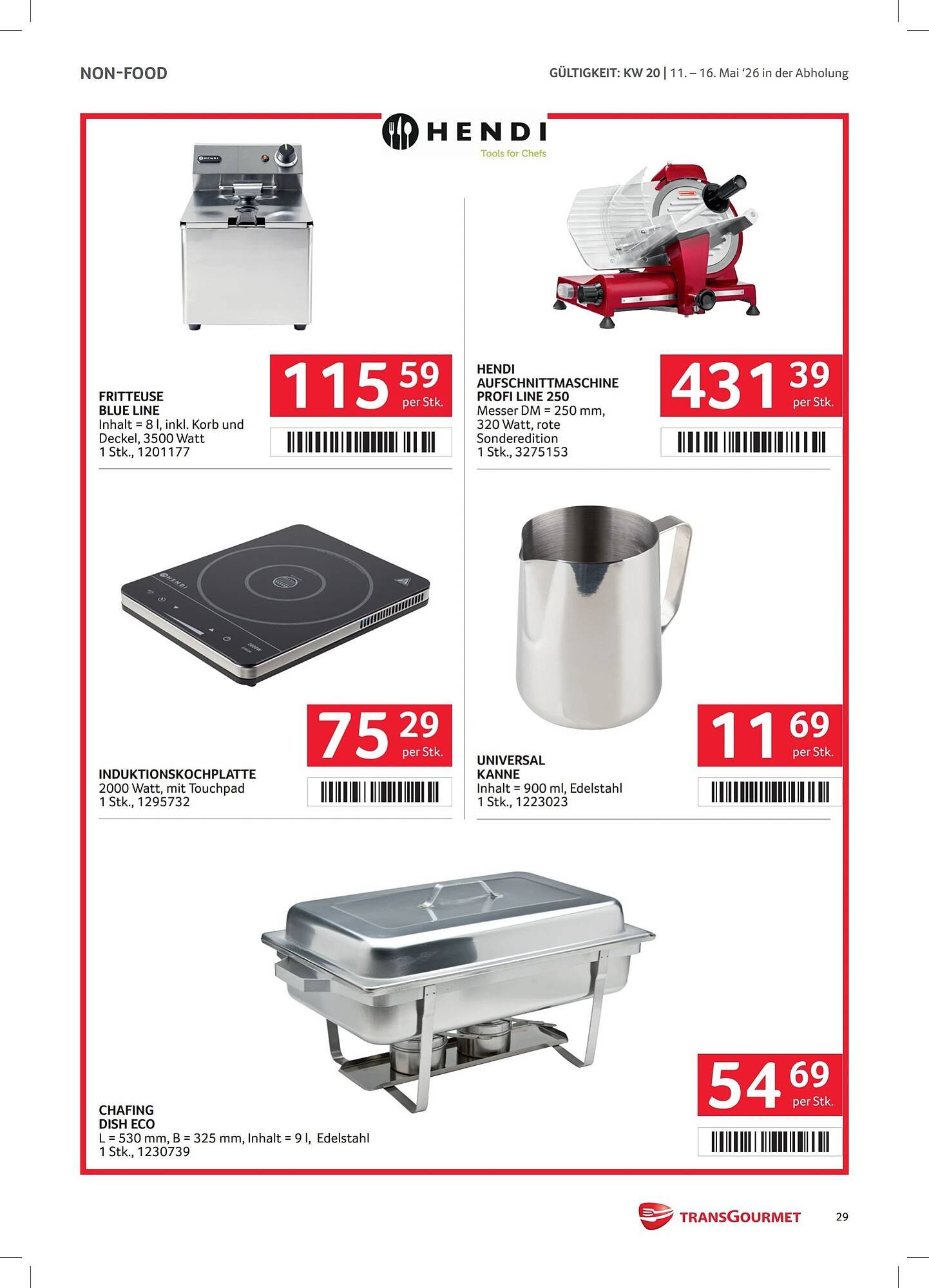 Transgourmet Flugblatt