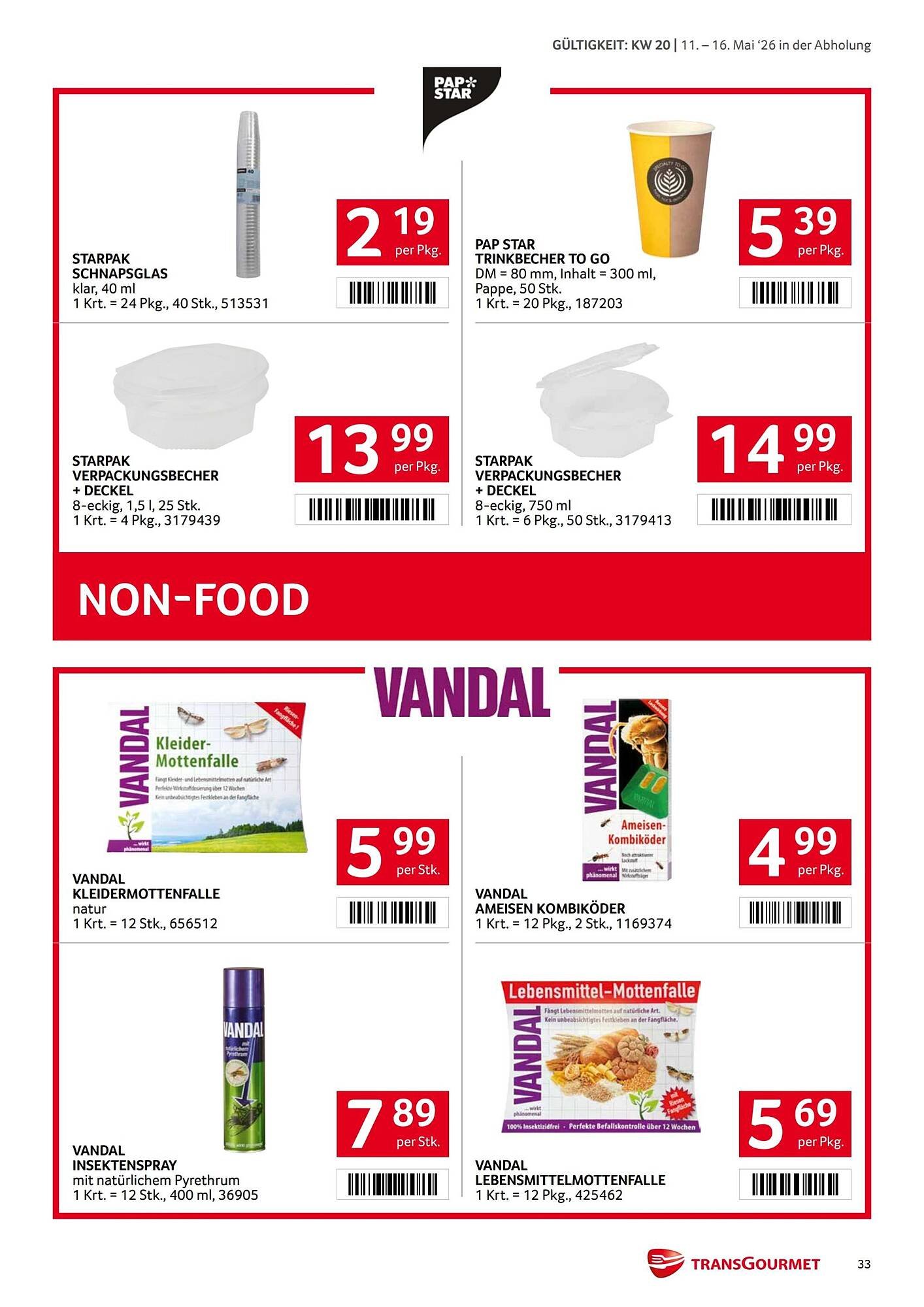 Transgourmet Flugblatt