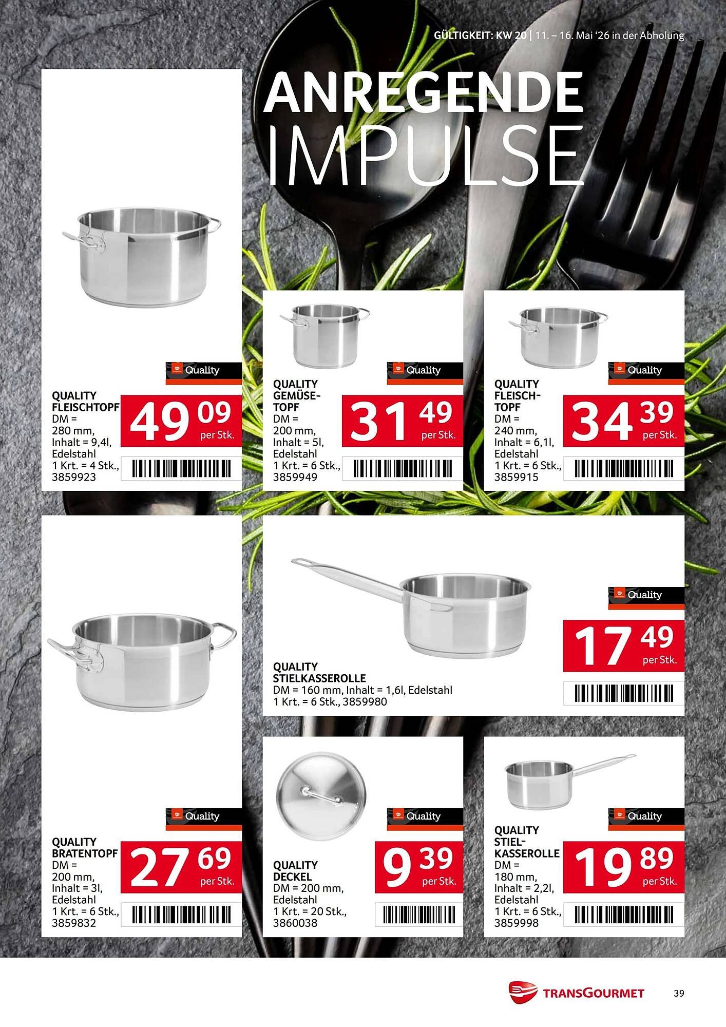 Transgourmet Flugblatt