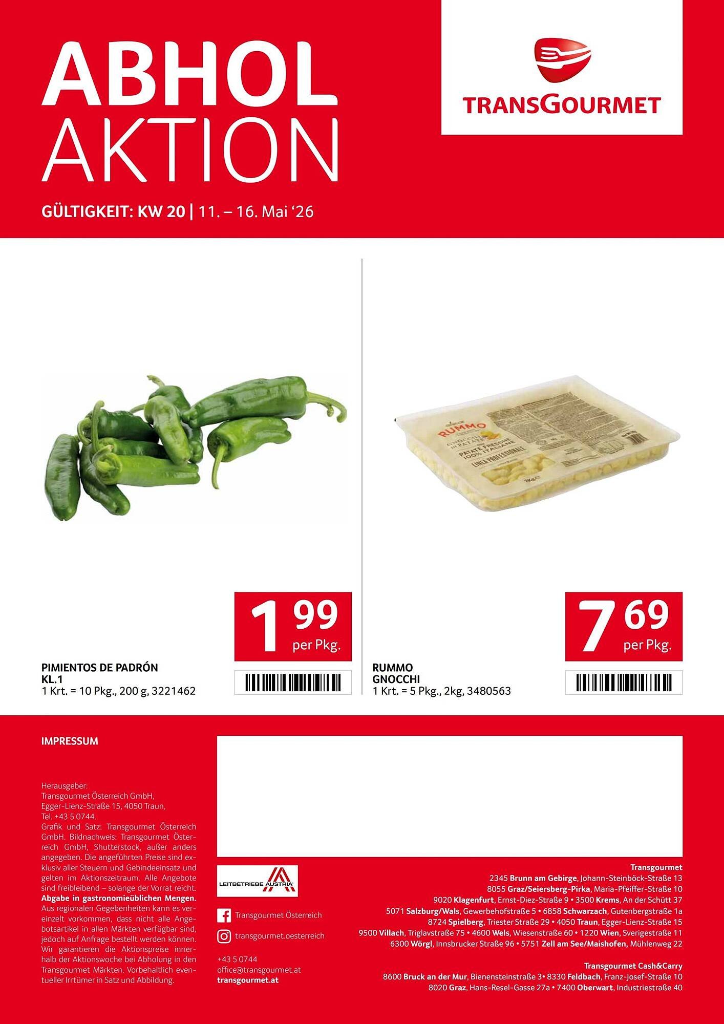 Transgourmet Flugblatt