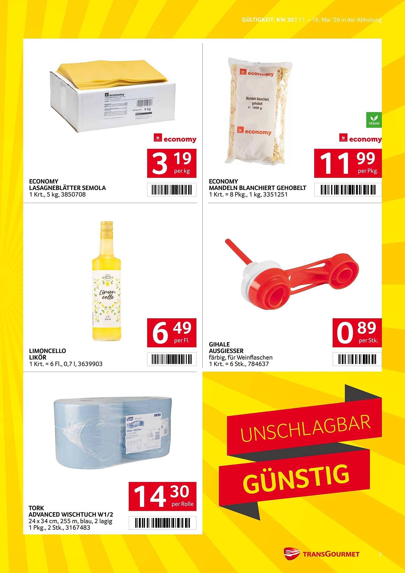 Transgourmet Flugblatt