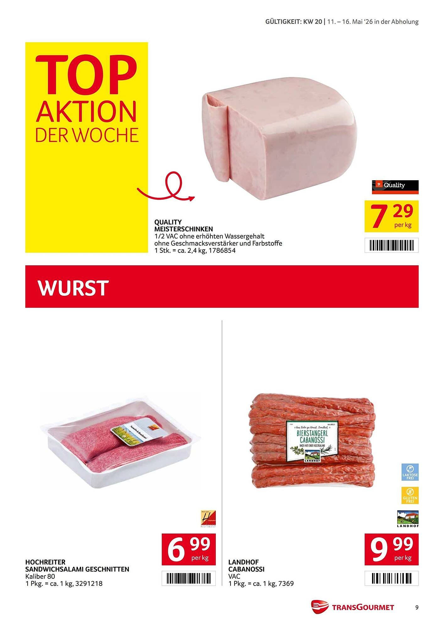 Transgourmet Flugblatt
