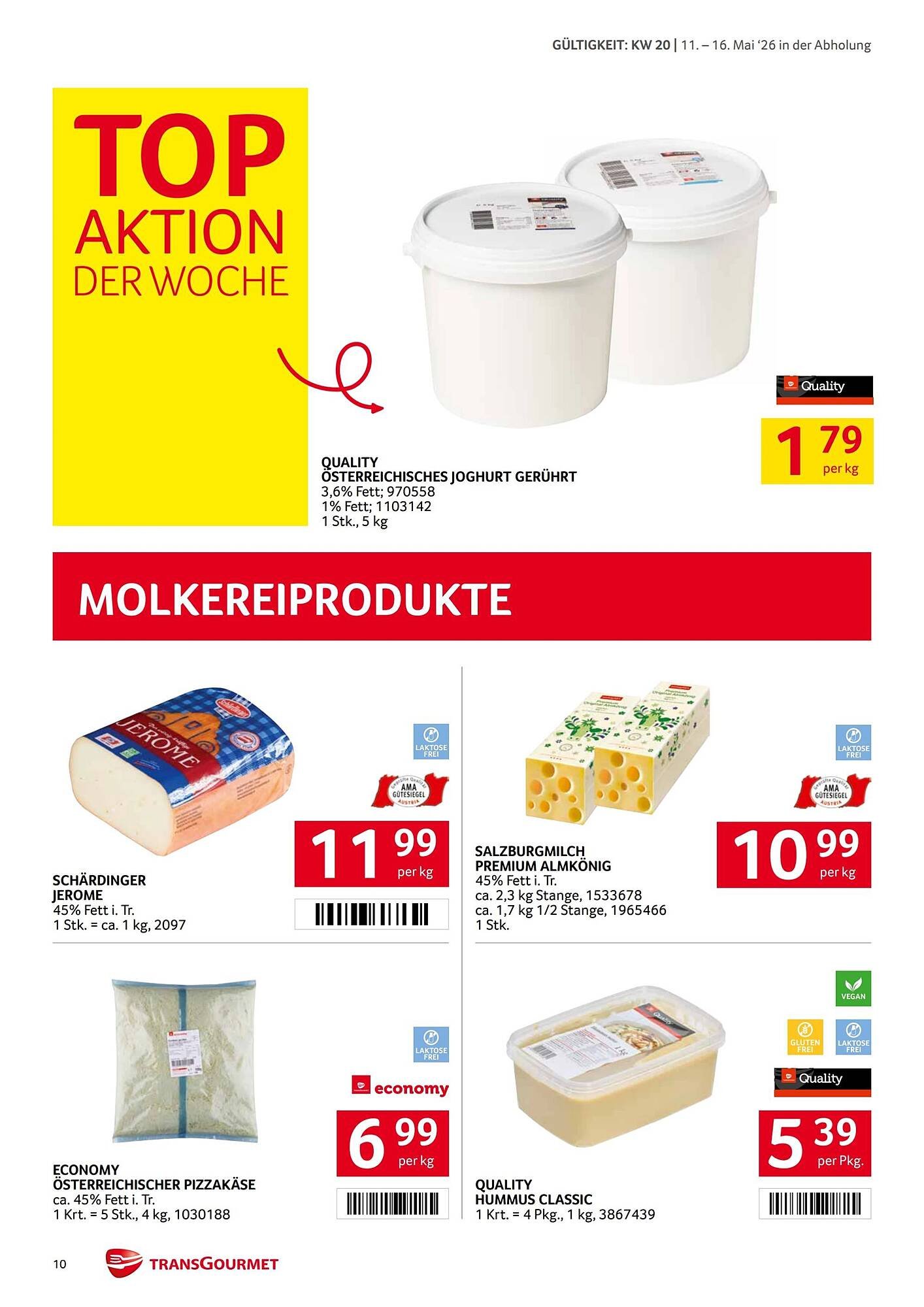 Transgourmet Flugblatt