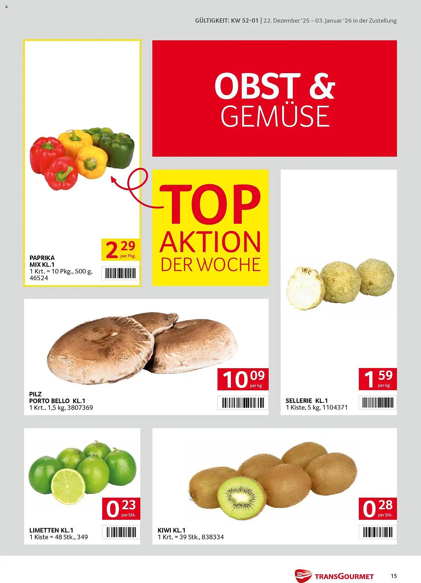 Transgourmet Flugblatt