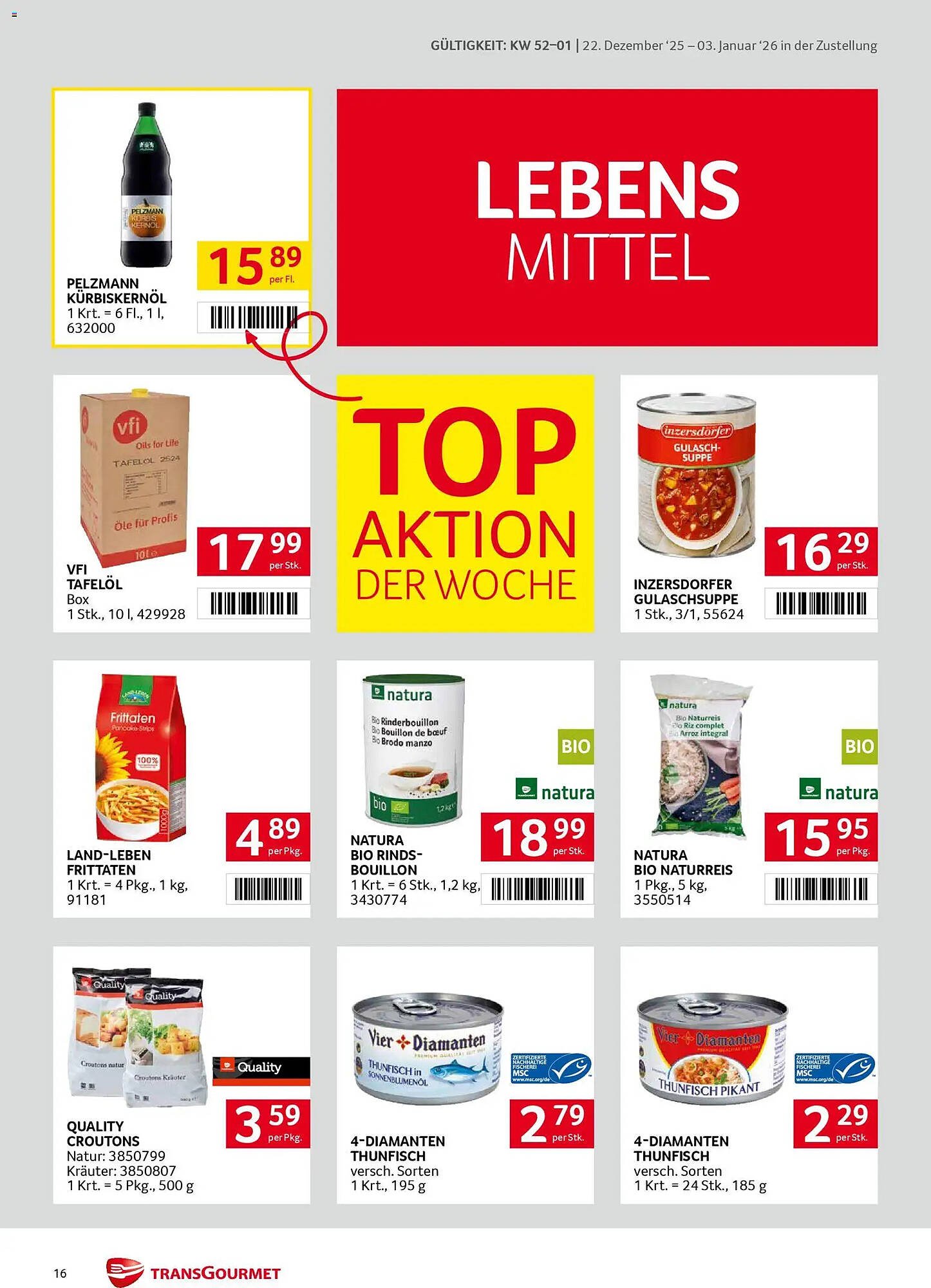 Transgourmet Flugblatt