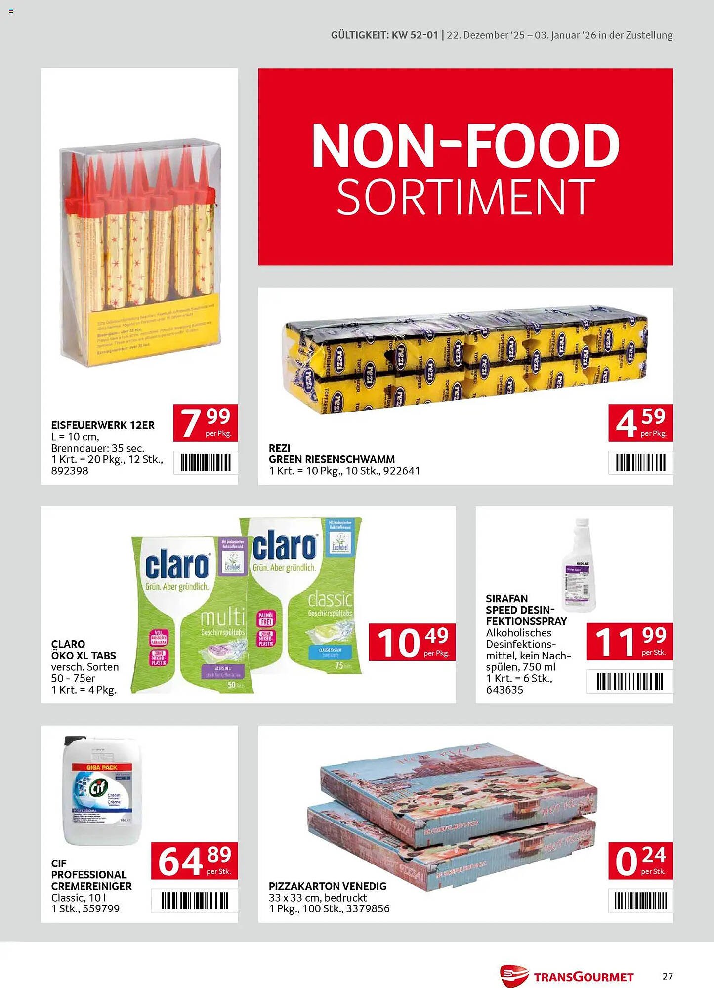 Transgourmet Flugblatt