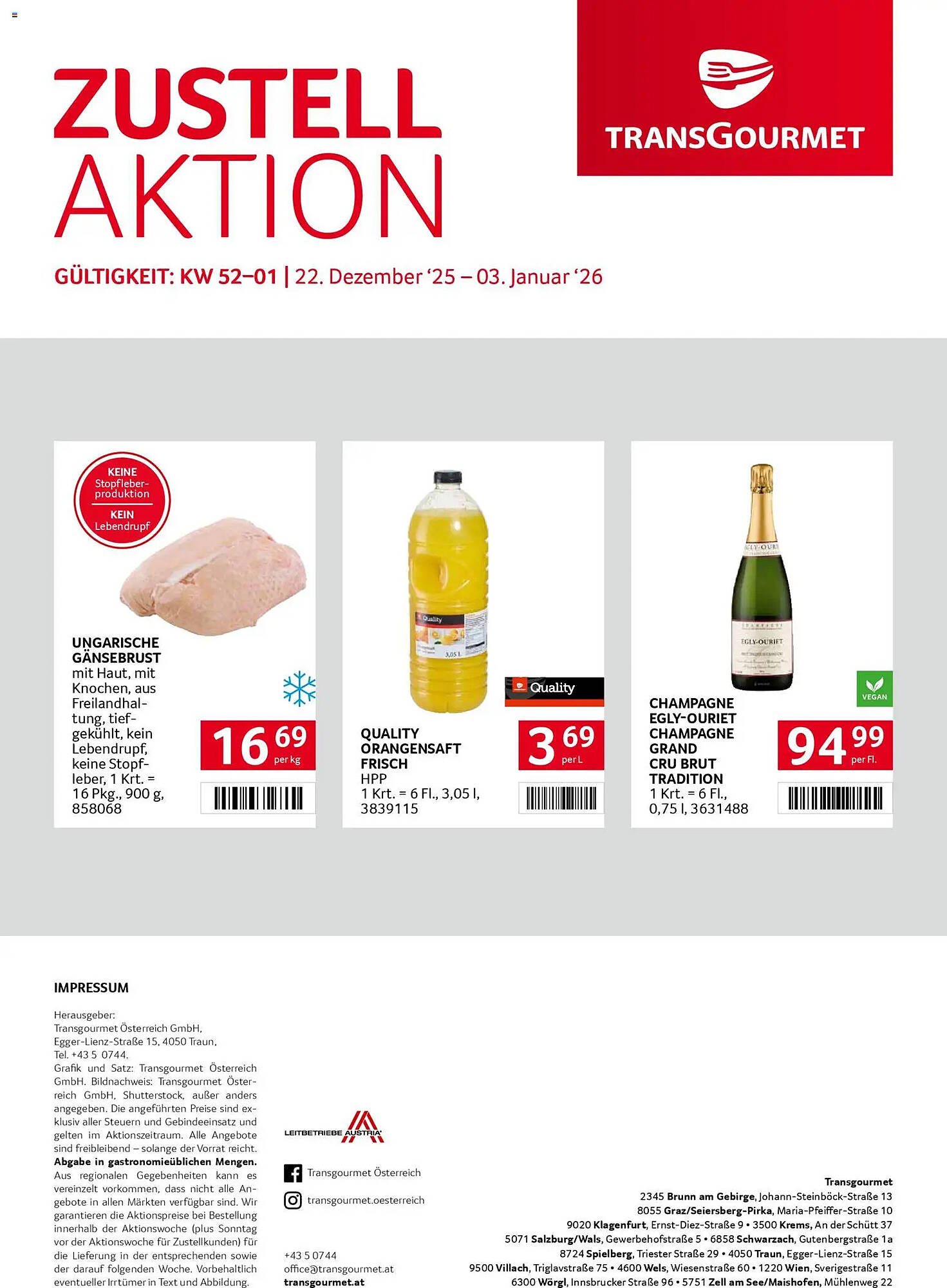Transgourmet Flugblatt