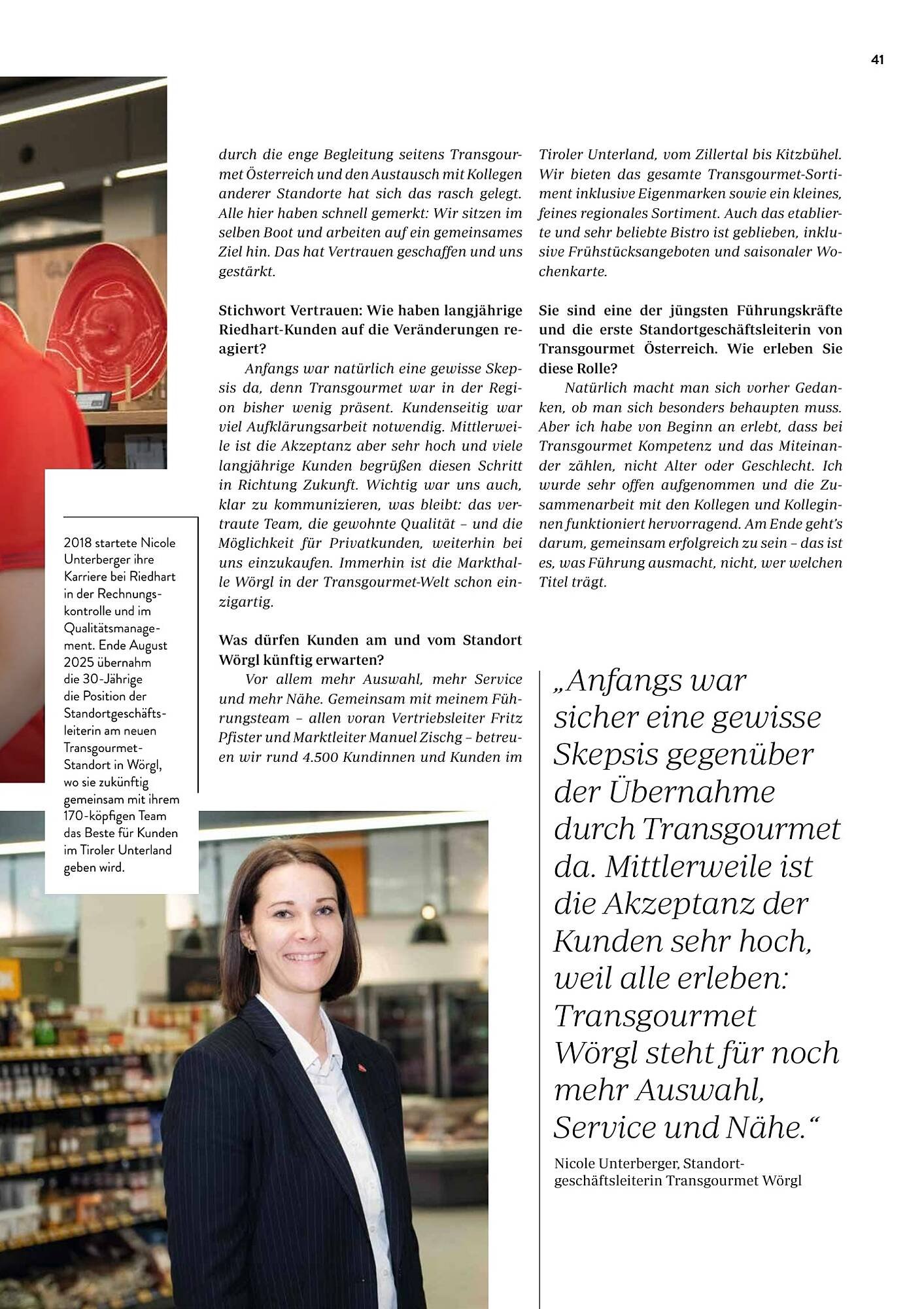 Transgourmet Flugblatt