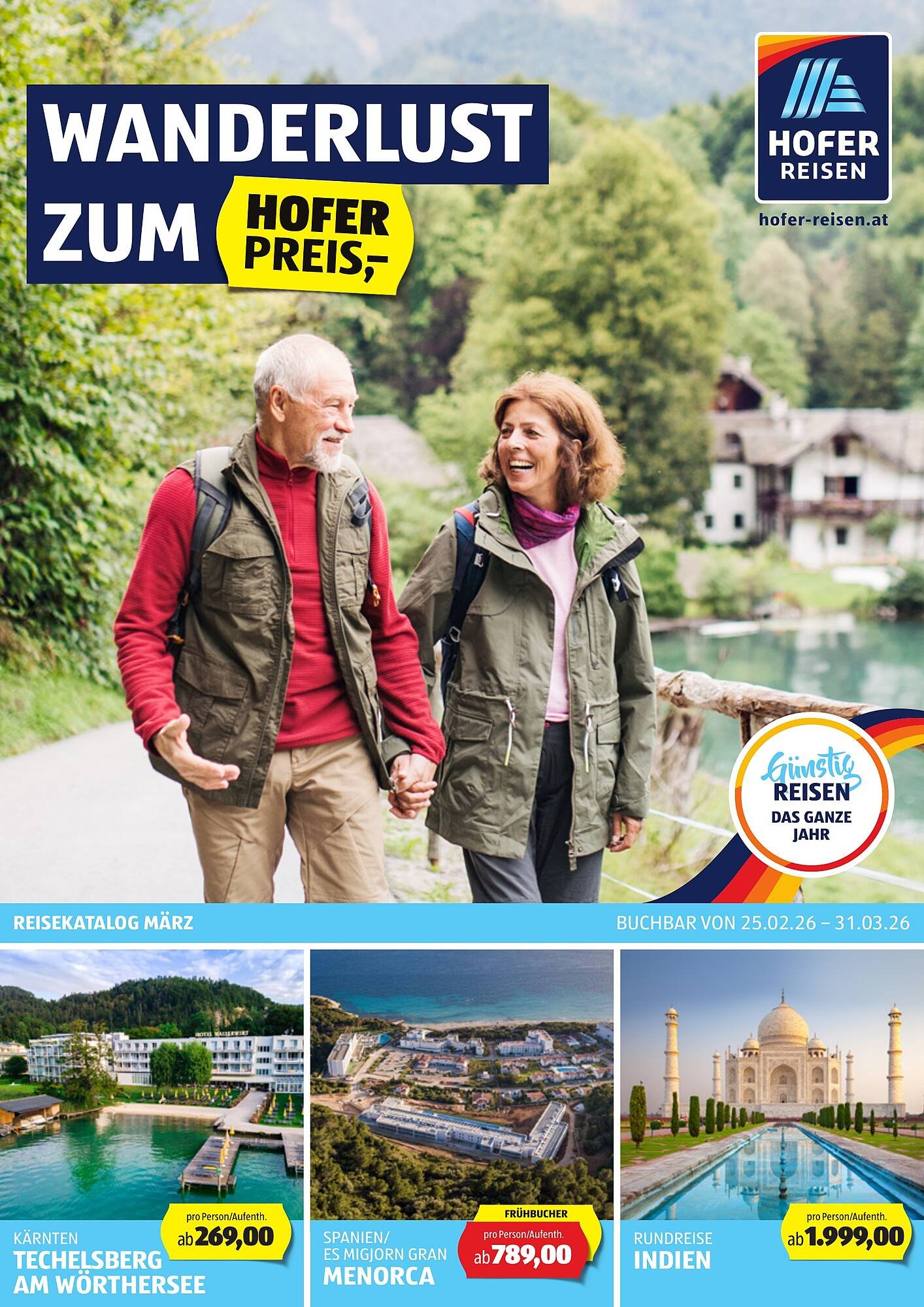 Hofer Reisen Flugblatt