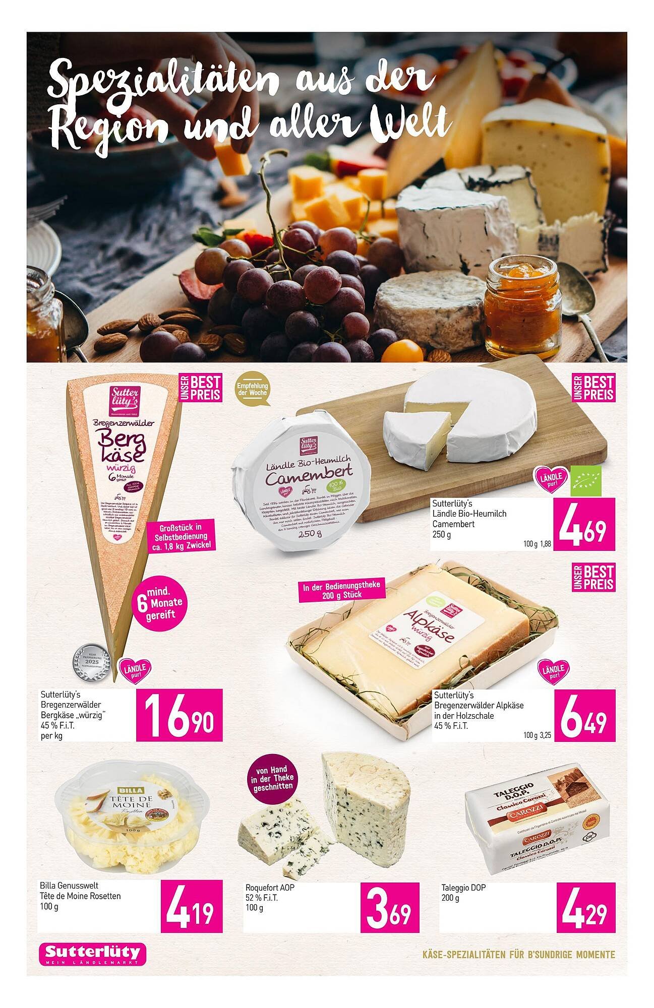 Sutterlüty Flugblatt