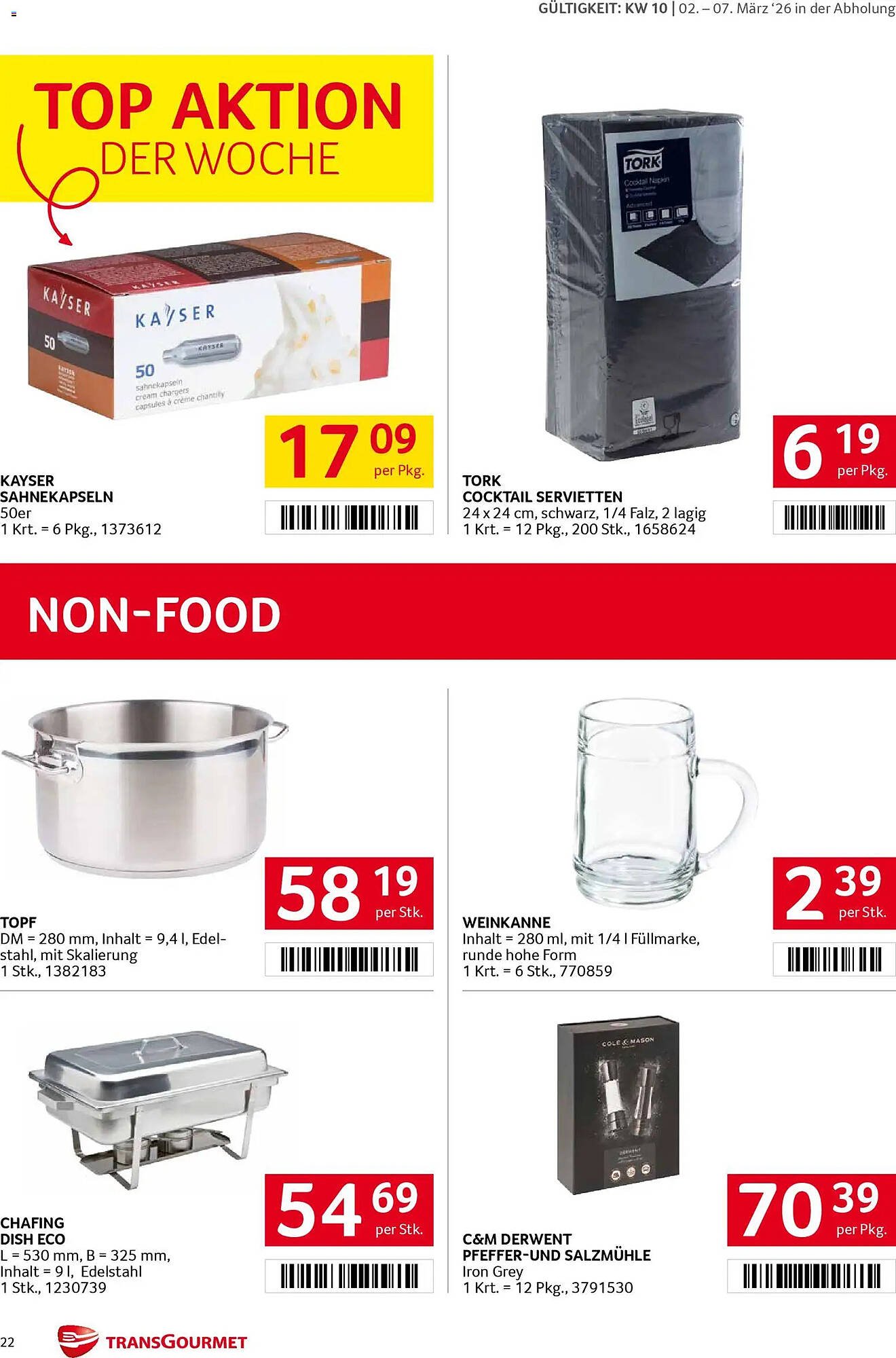 Transgourmet Flugblatt