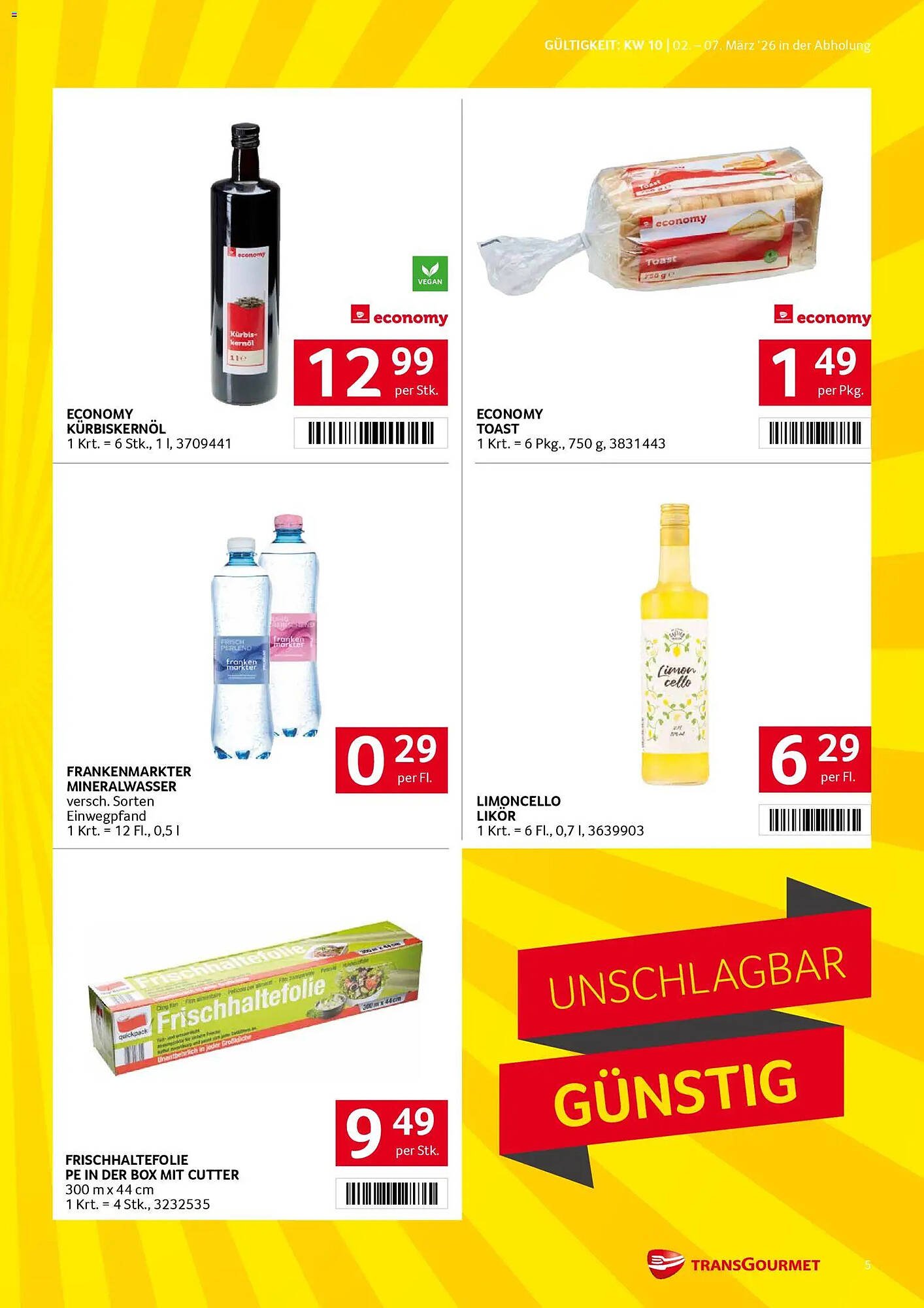 Transgourmet Flugblatt