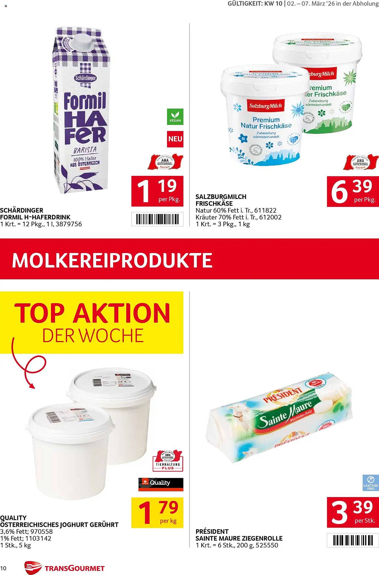 Transgourmet Flugblatt