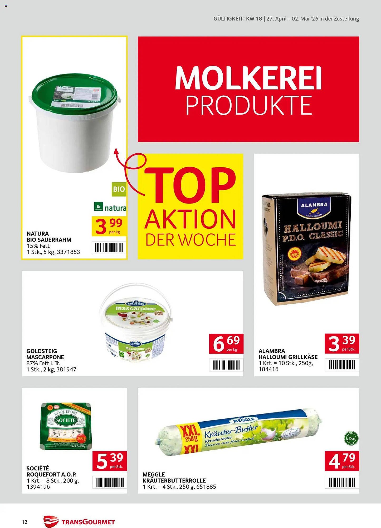 Transgourmet Flugblatt