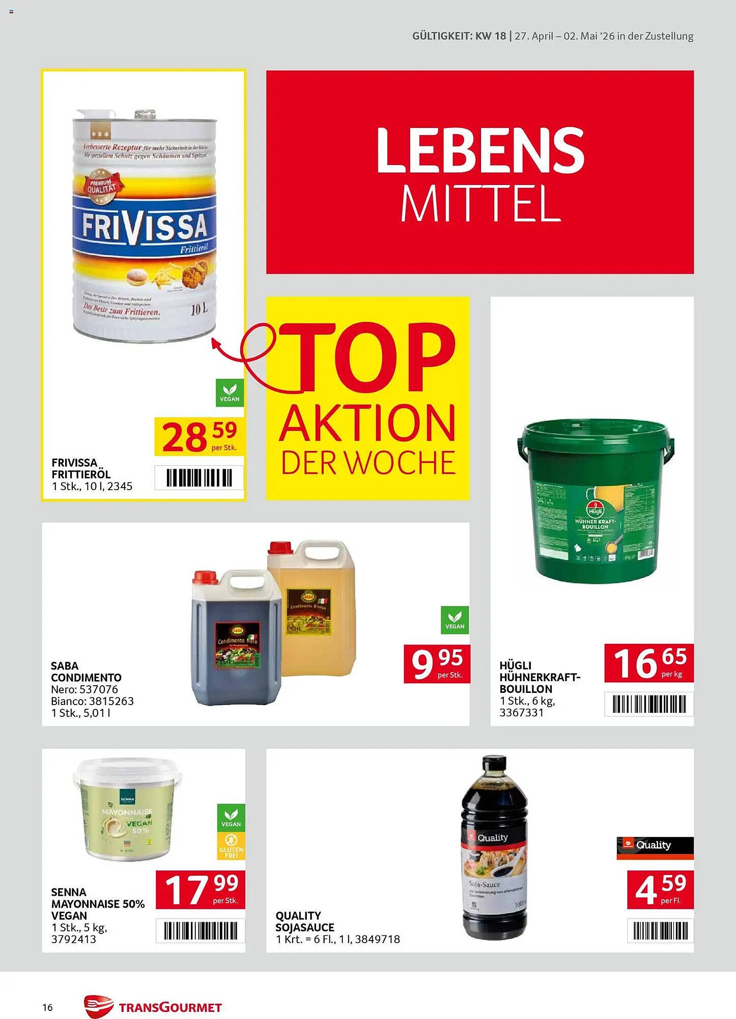 Transgourmet Flugblatt