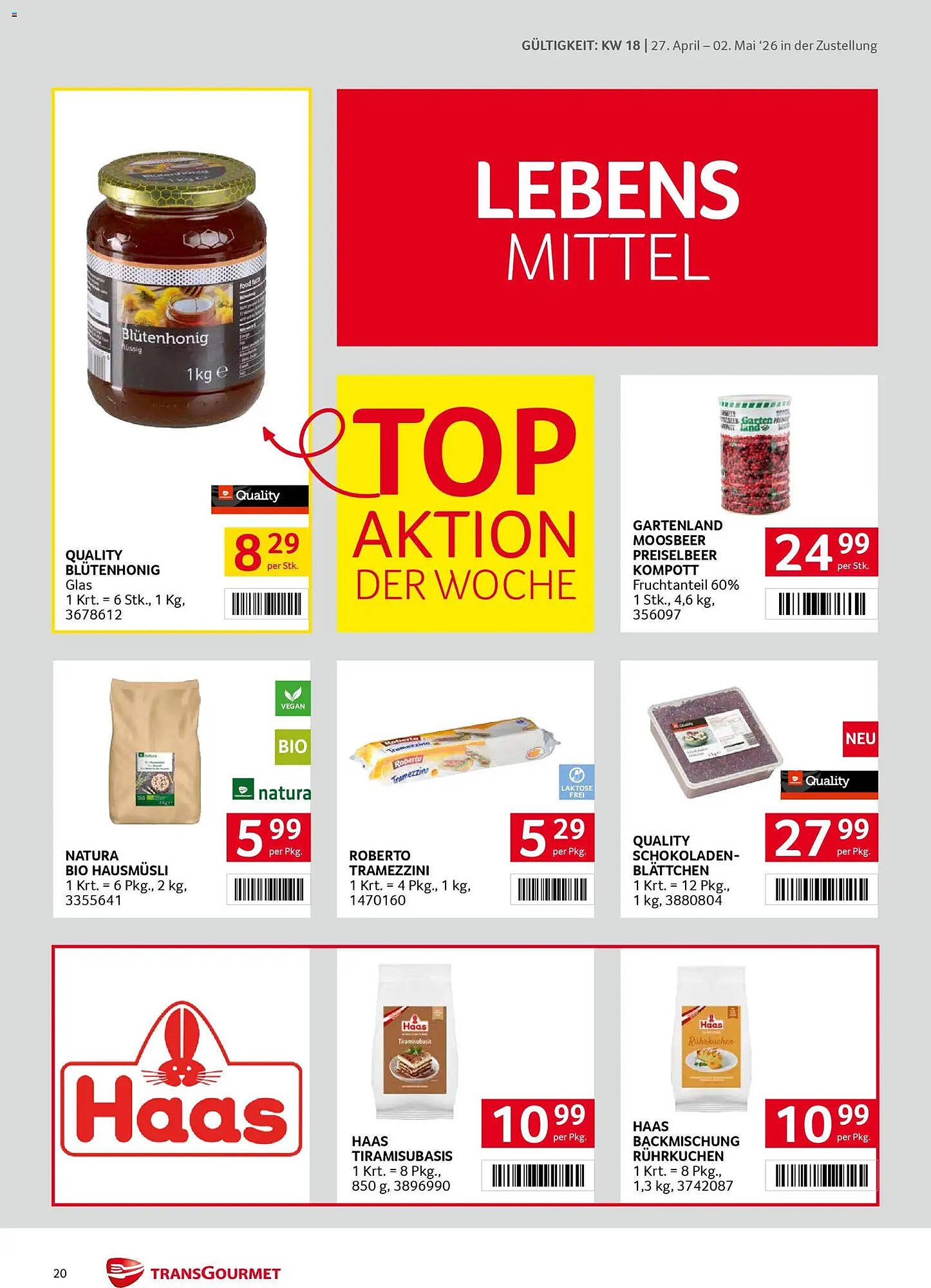 Transgourmet Flugblatt