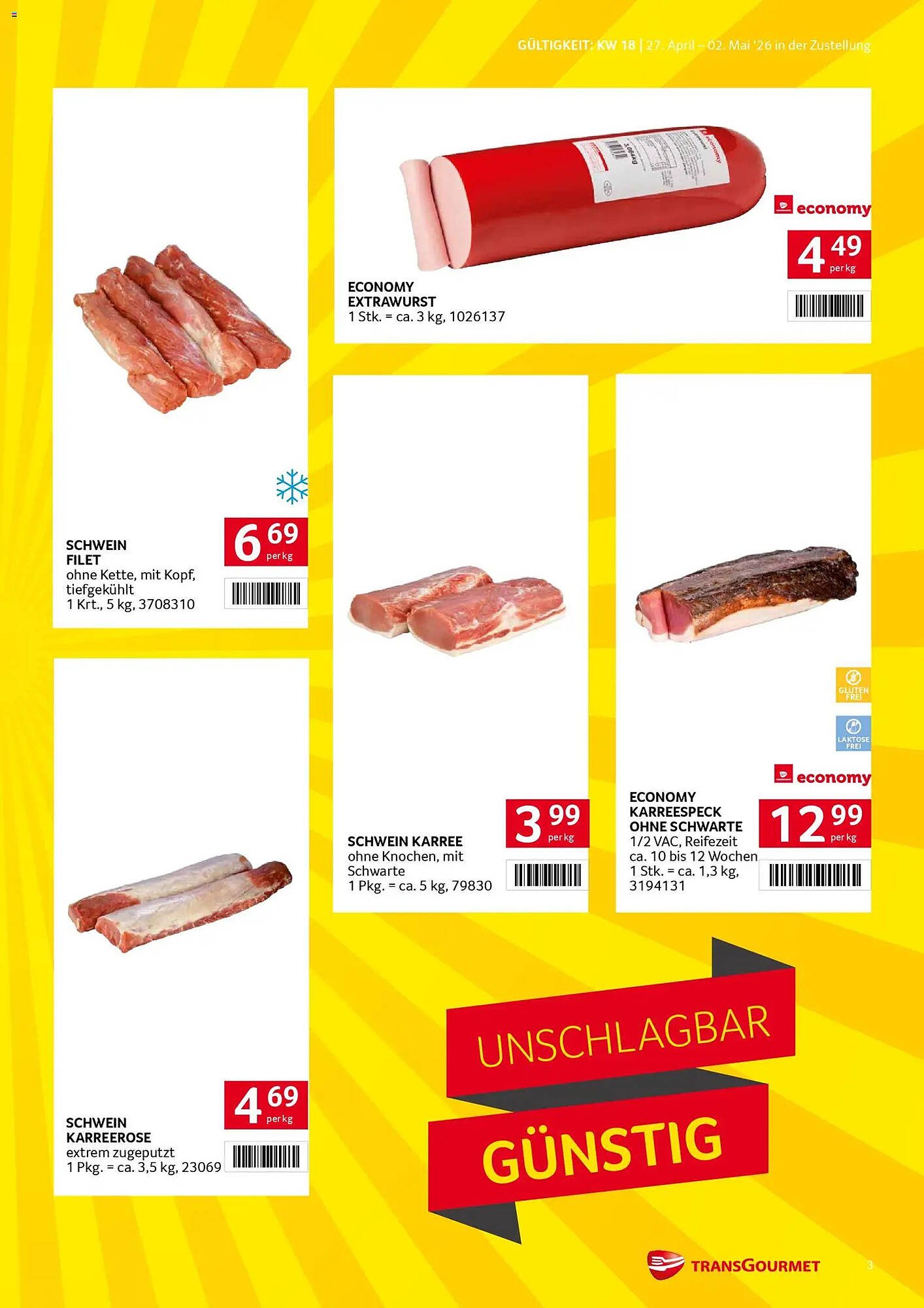 Transgourmet Flugblatt
