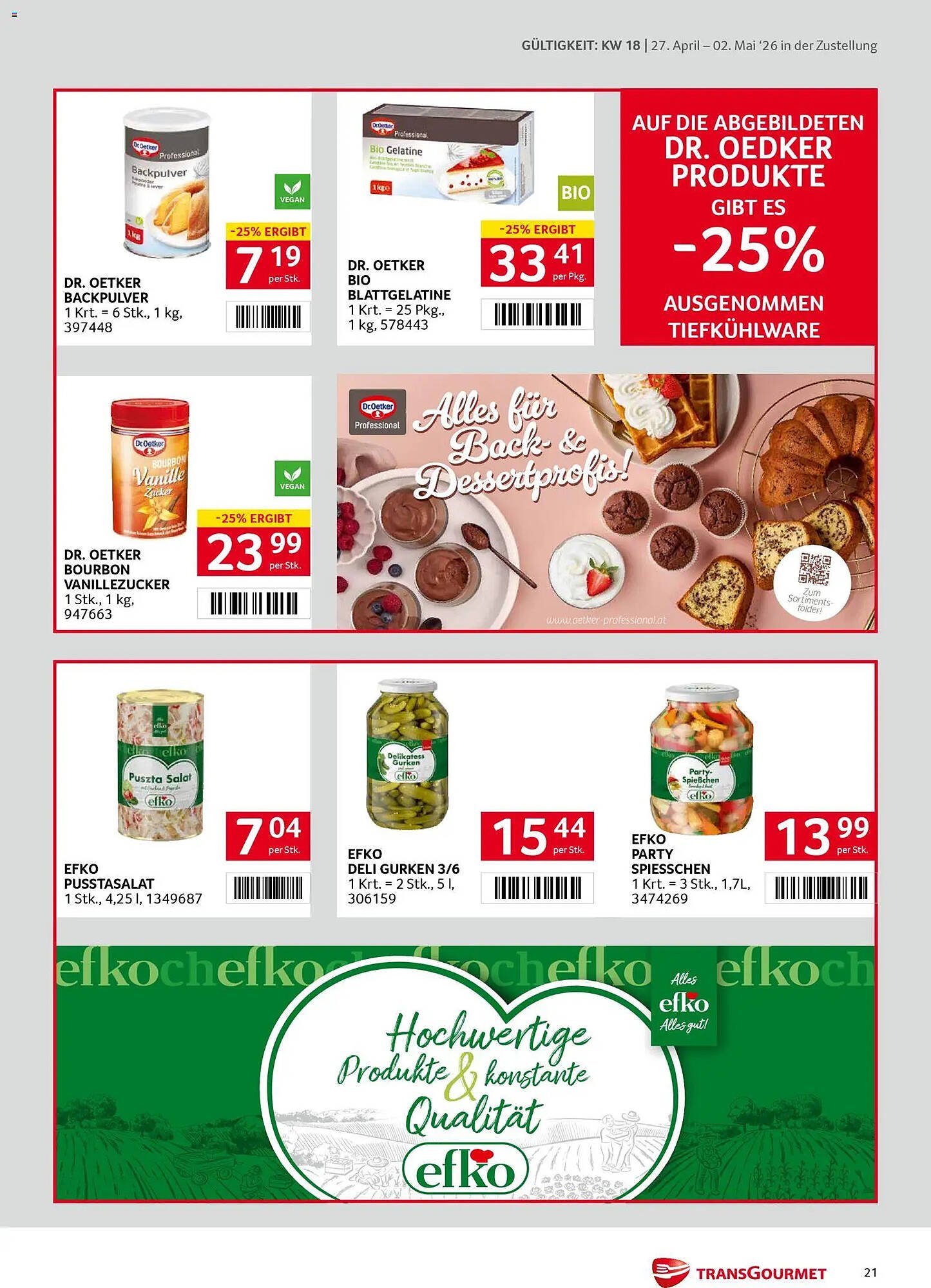 Transgourmet Flugblatt