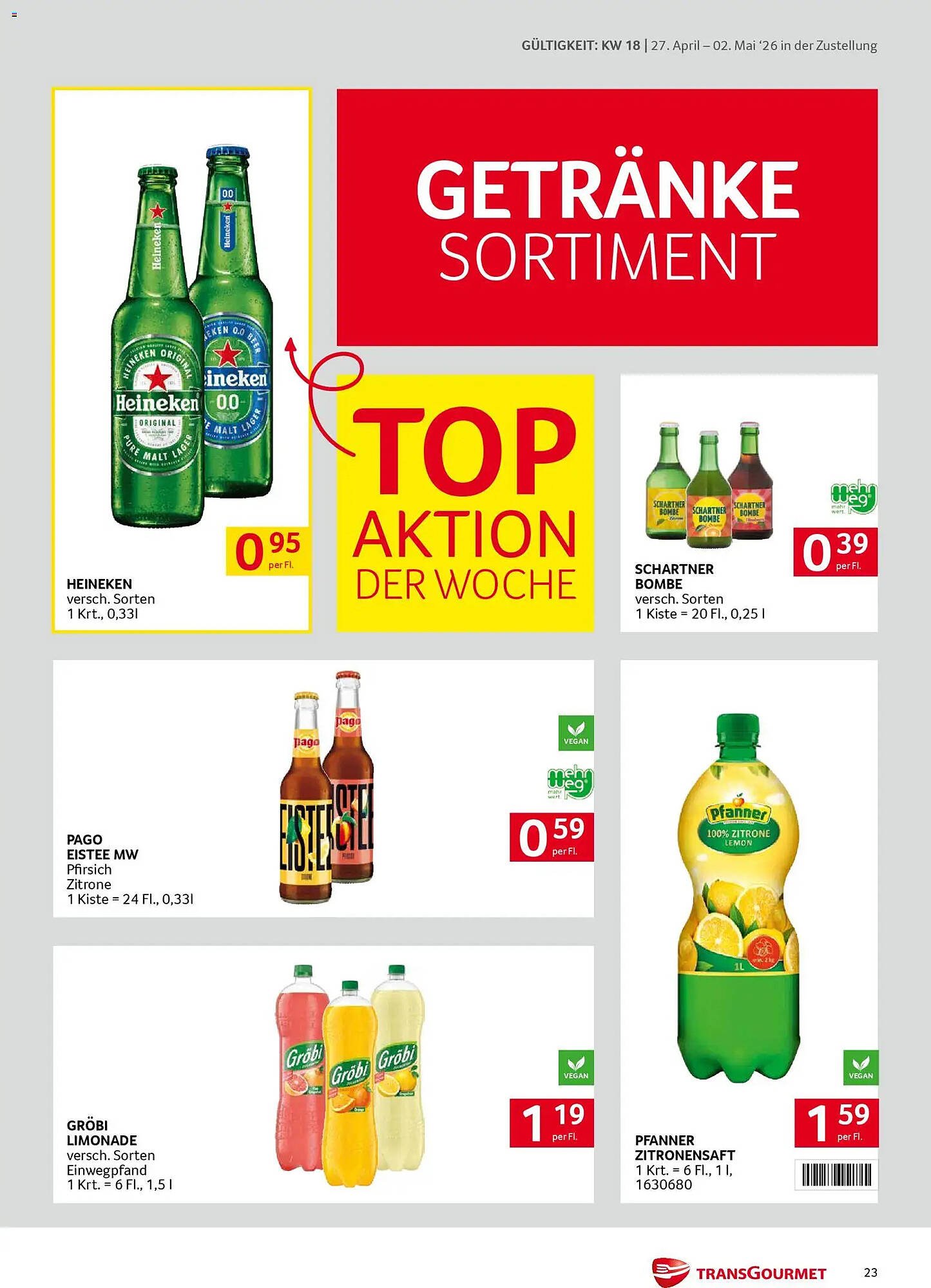 Transgourmet Flugblatt