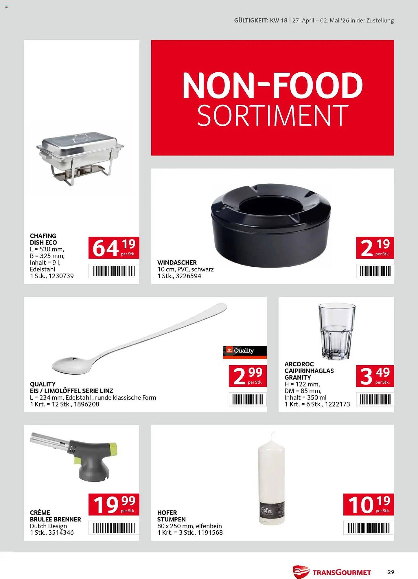 Transgourmet Flugblatt