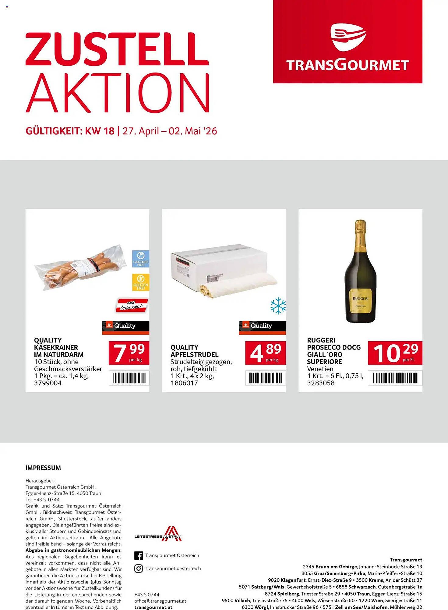 Transgourmet Flugblatt
