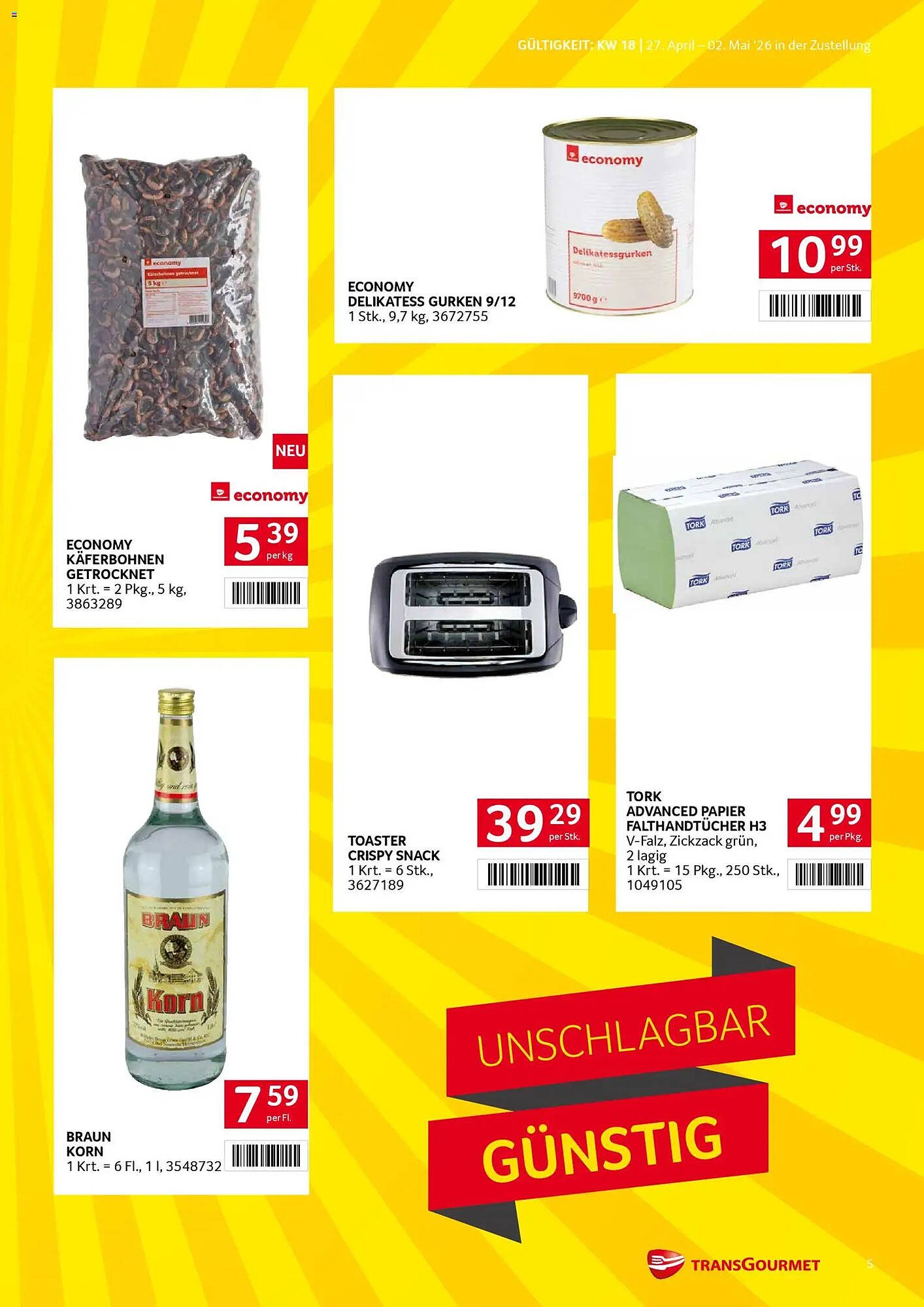 Transgourmet Flugblatt