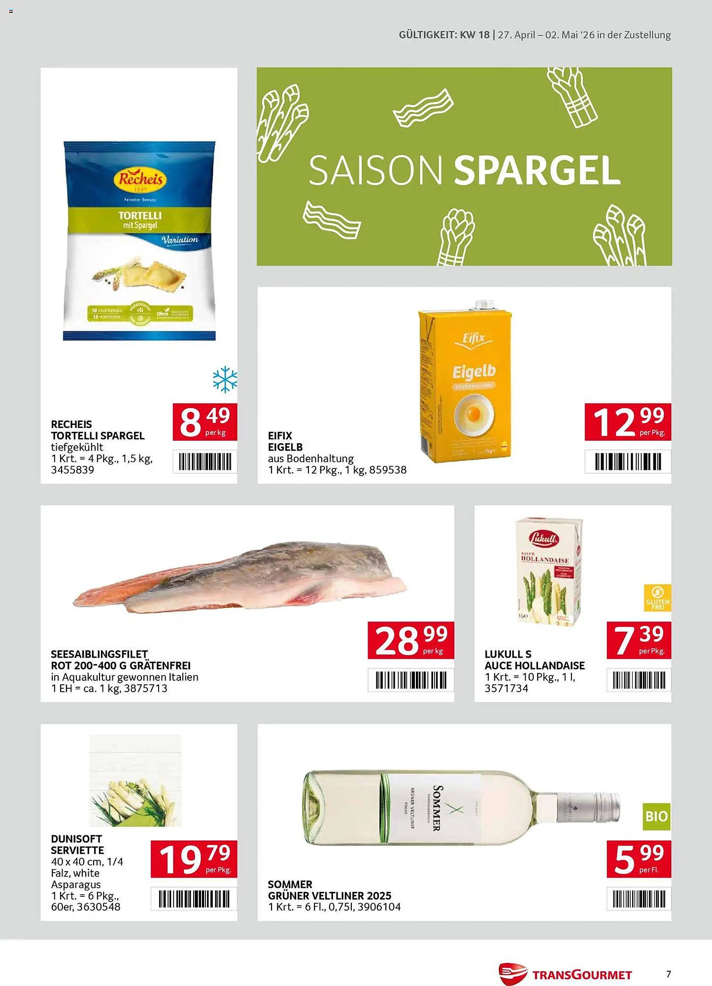 Transgourmet Flugblatt