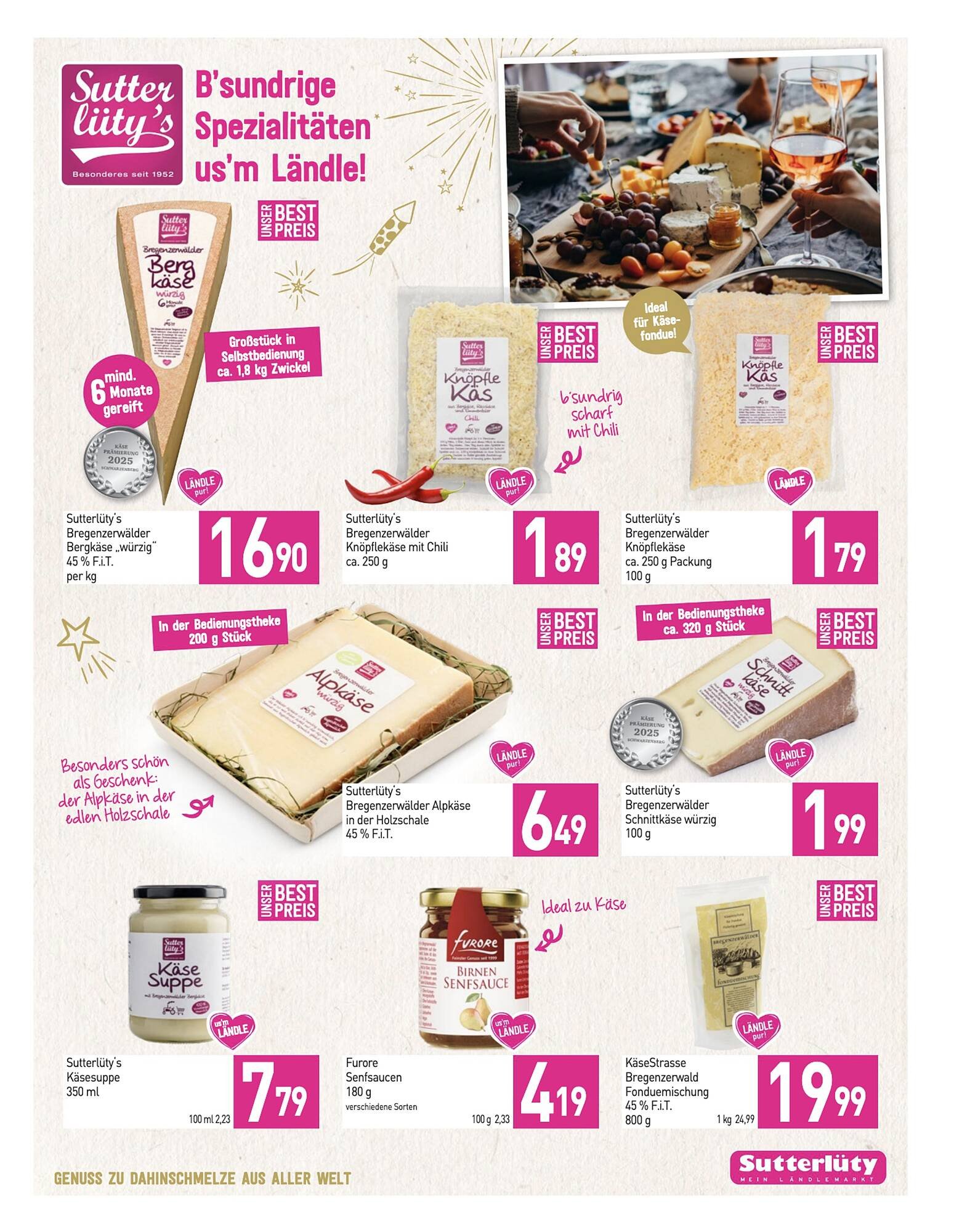 Sutterlüty Flugblatt