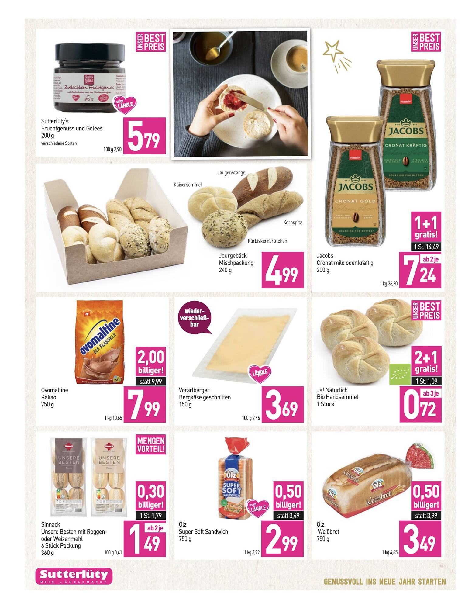 Sutterlüty Flugblatt