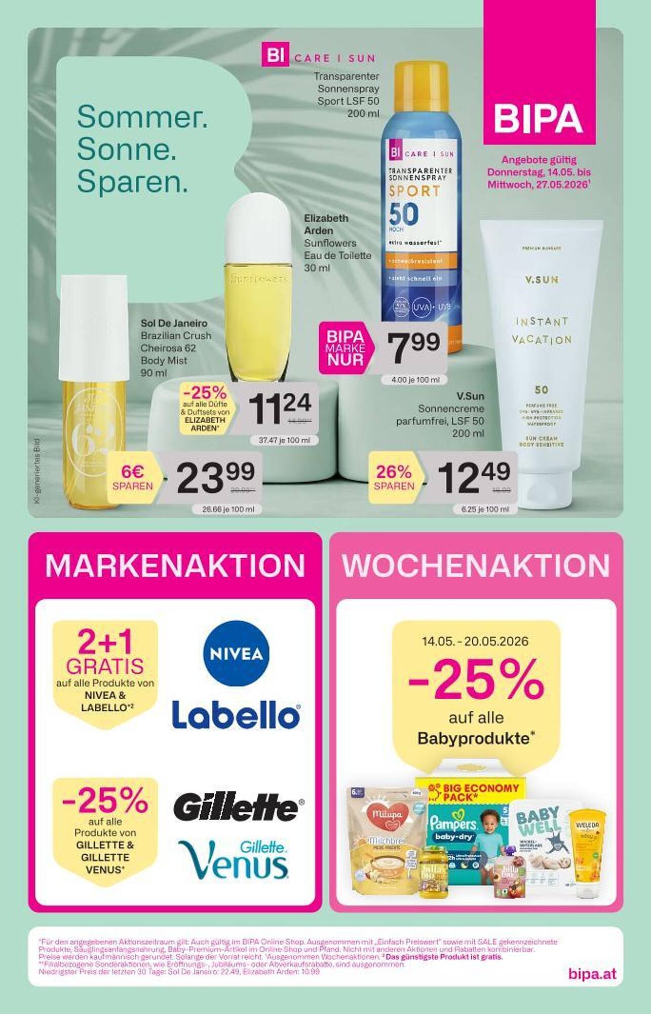 Bipa Flugblatt