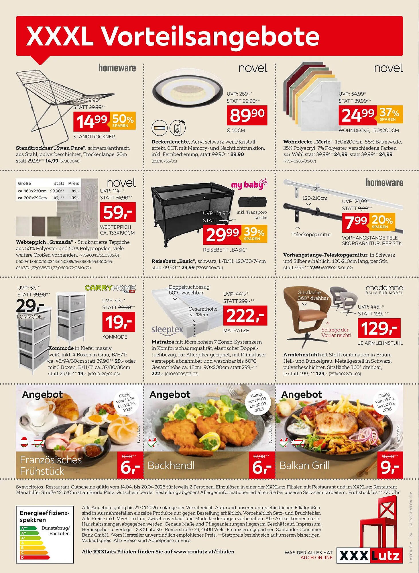 XXXLutz Prospekt (2026-04-14 - 2026-04-21) | 24