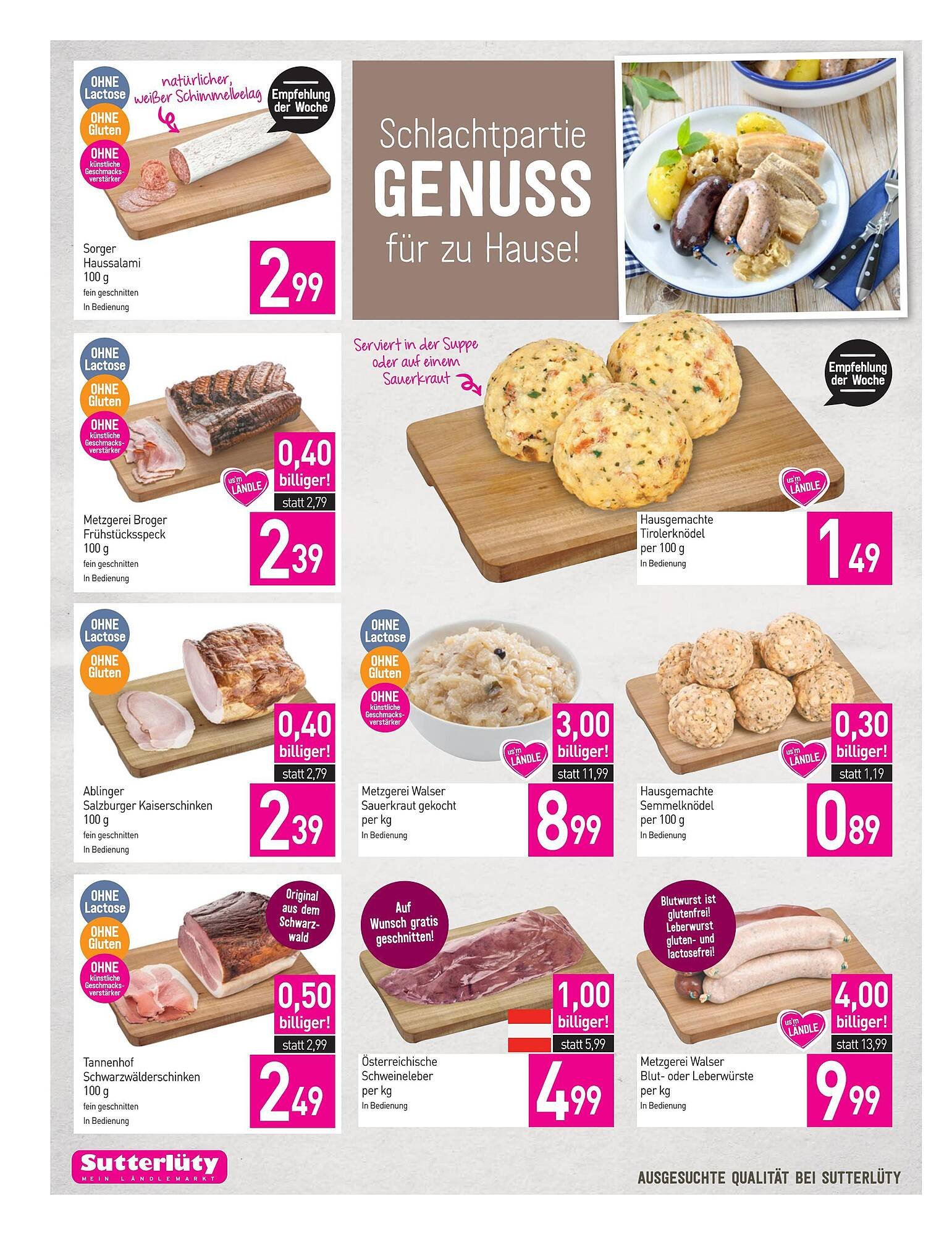 Sutterlüty Flugblatt