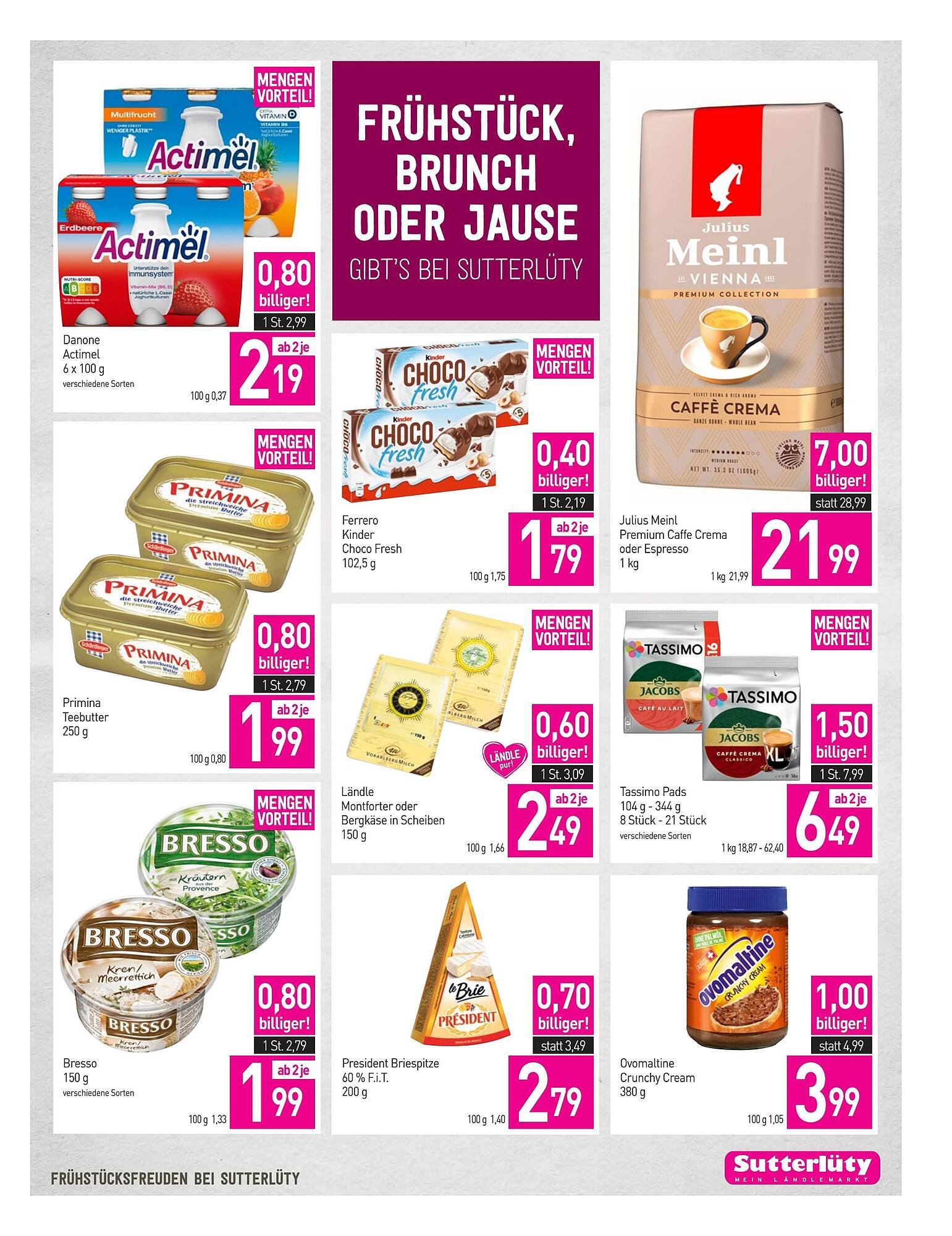 Sutterlüty Flugblatt