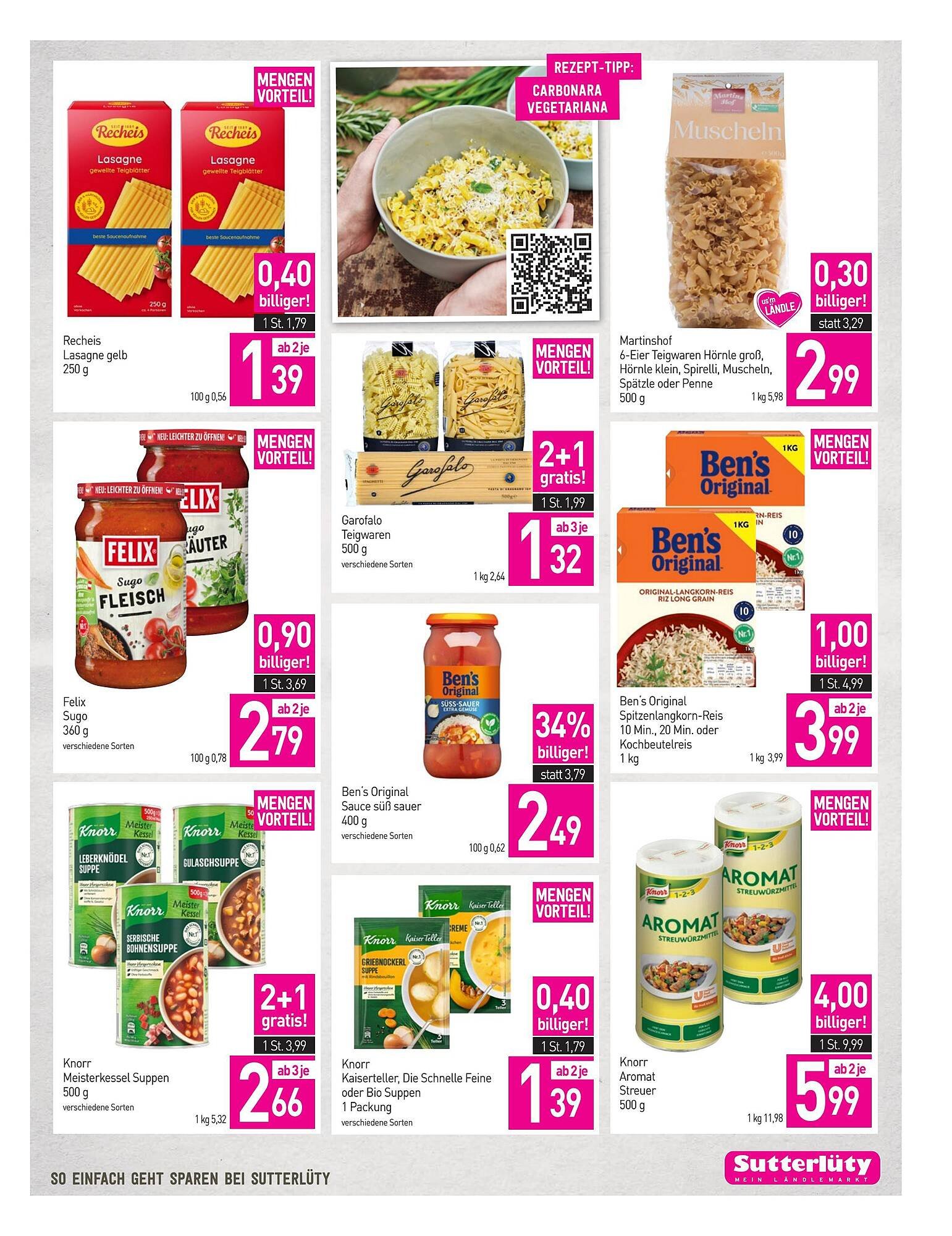 Sutterlüty Flugblatt