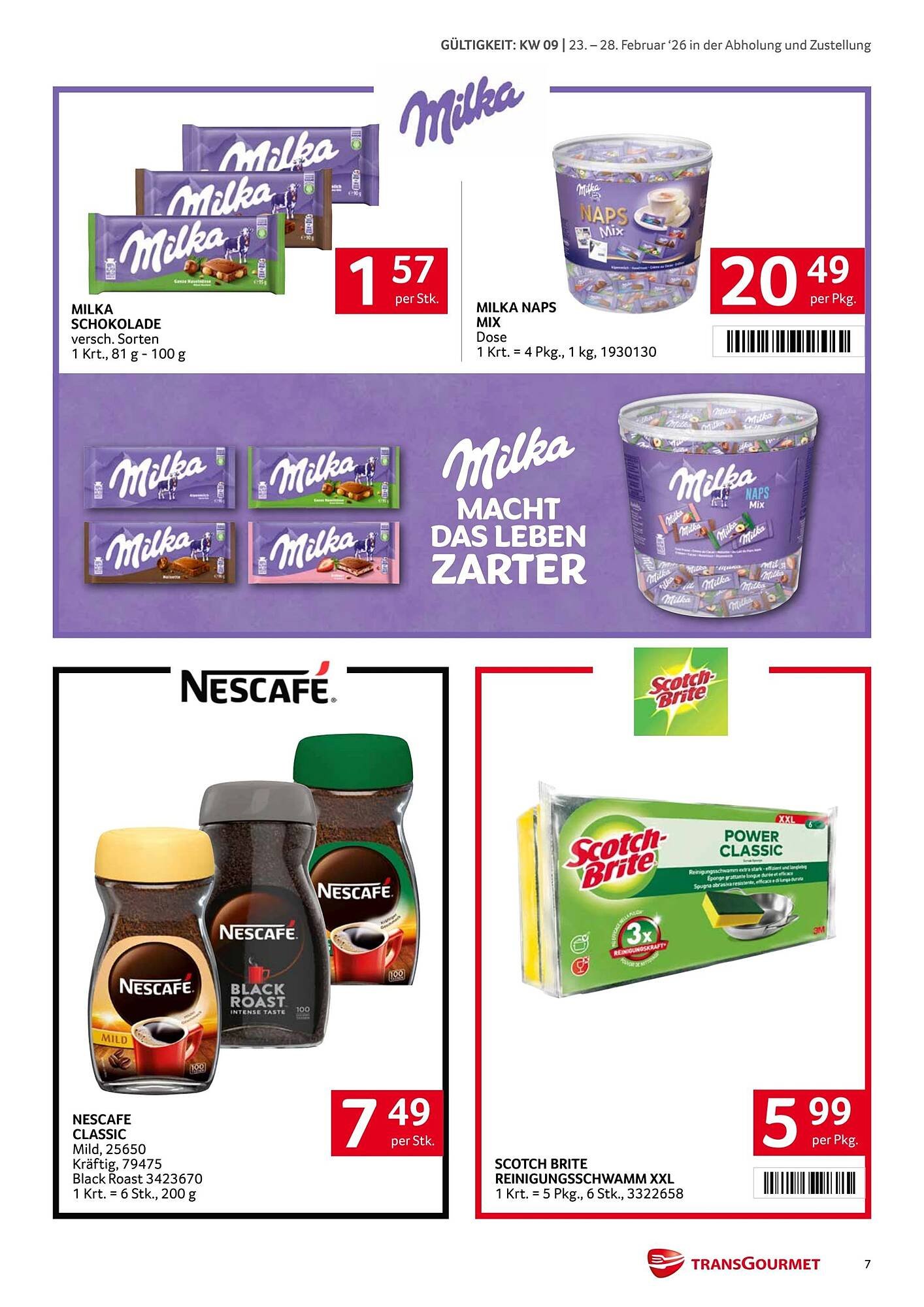 Transgourmet Flugblatt