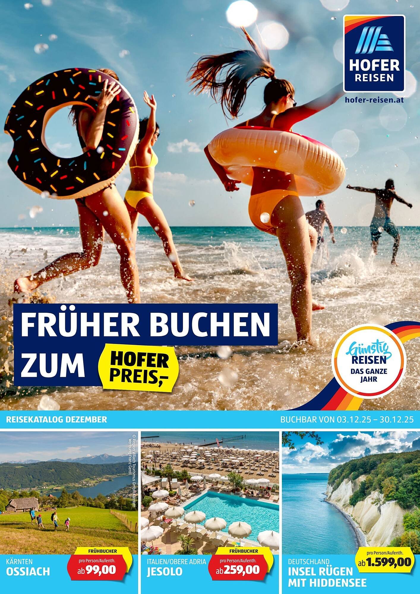Hofer Reisen Flugblatt