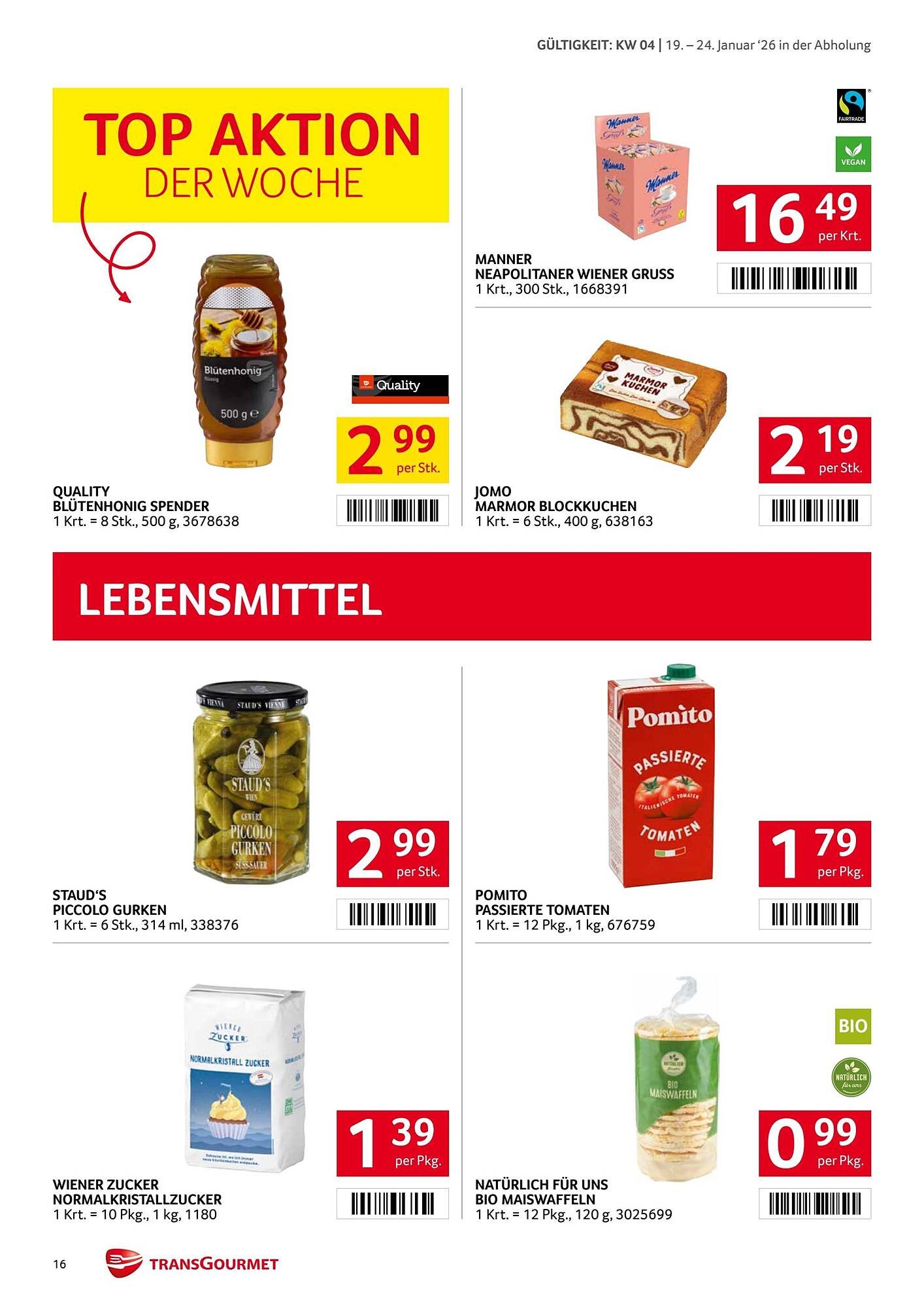Transgourmet Flugblatt