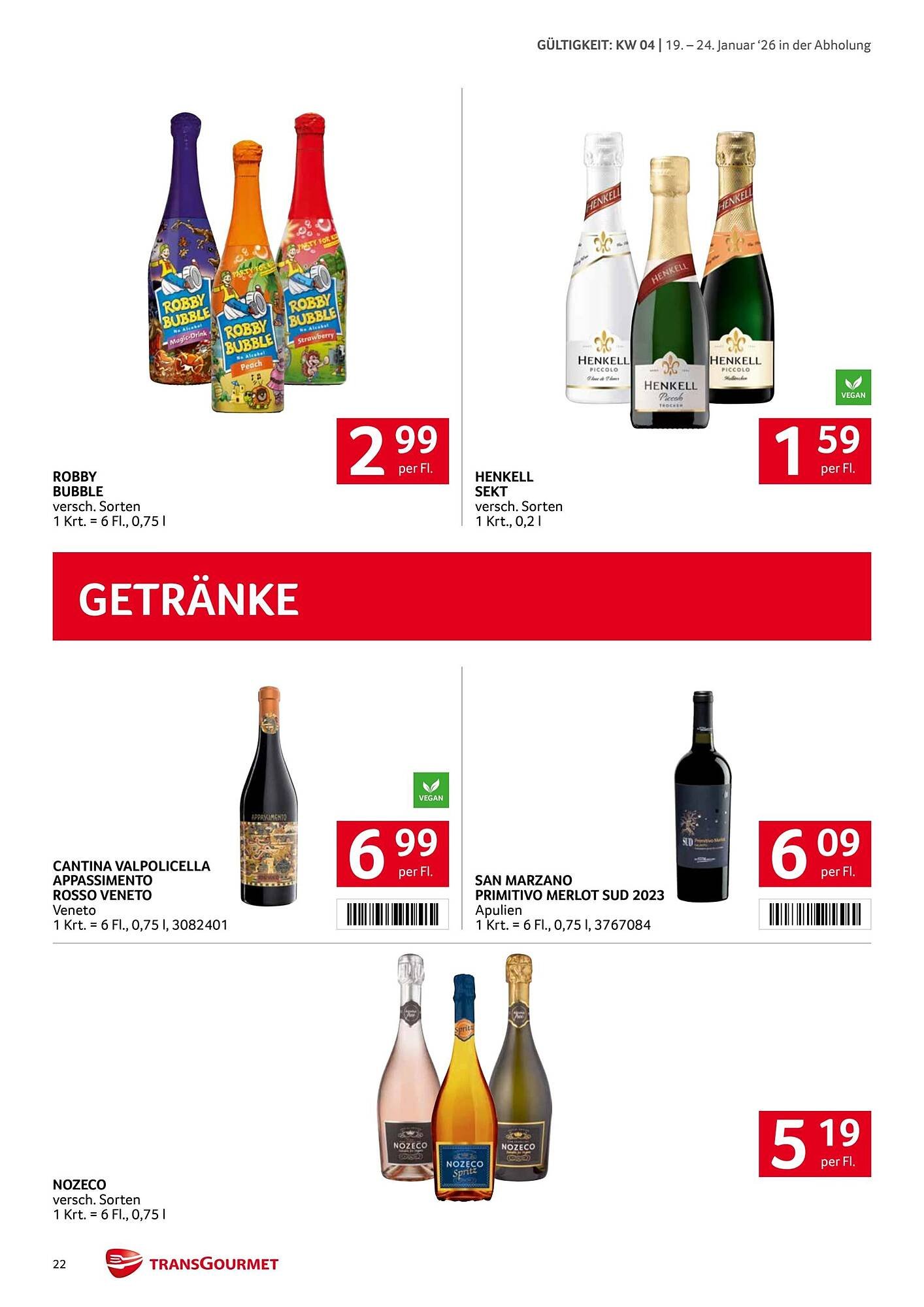 Transgourmet Flugblatt