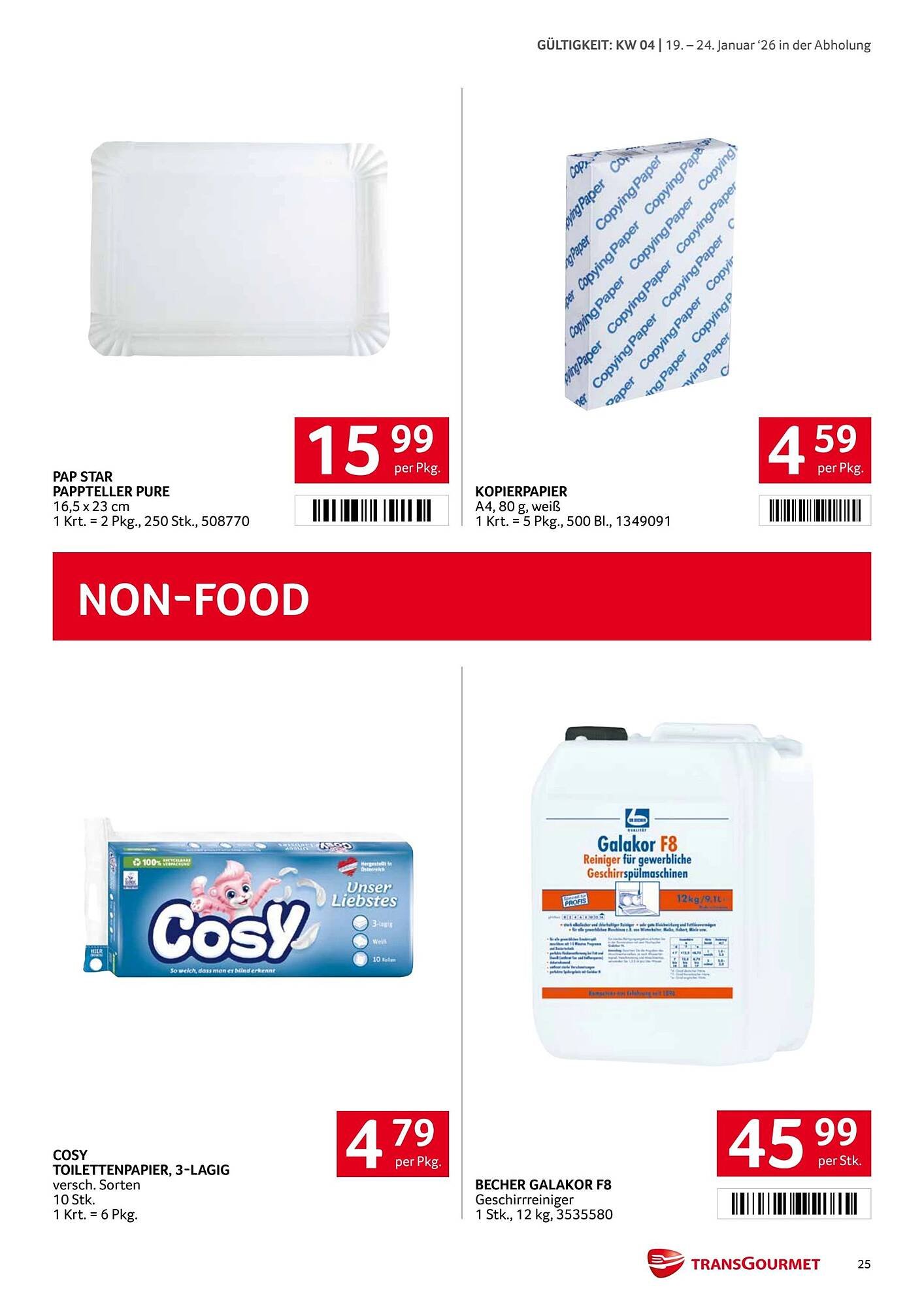 Transgourmet Flugblatt