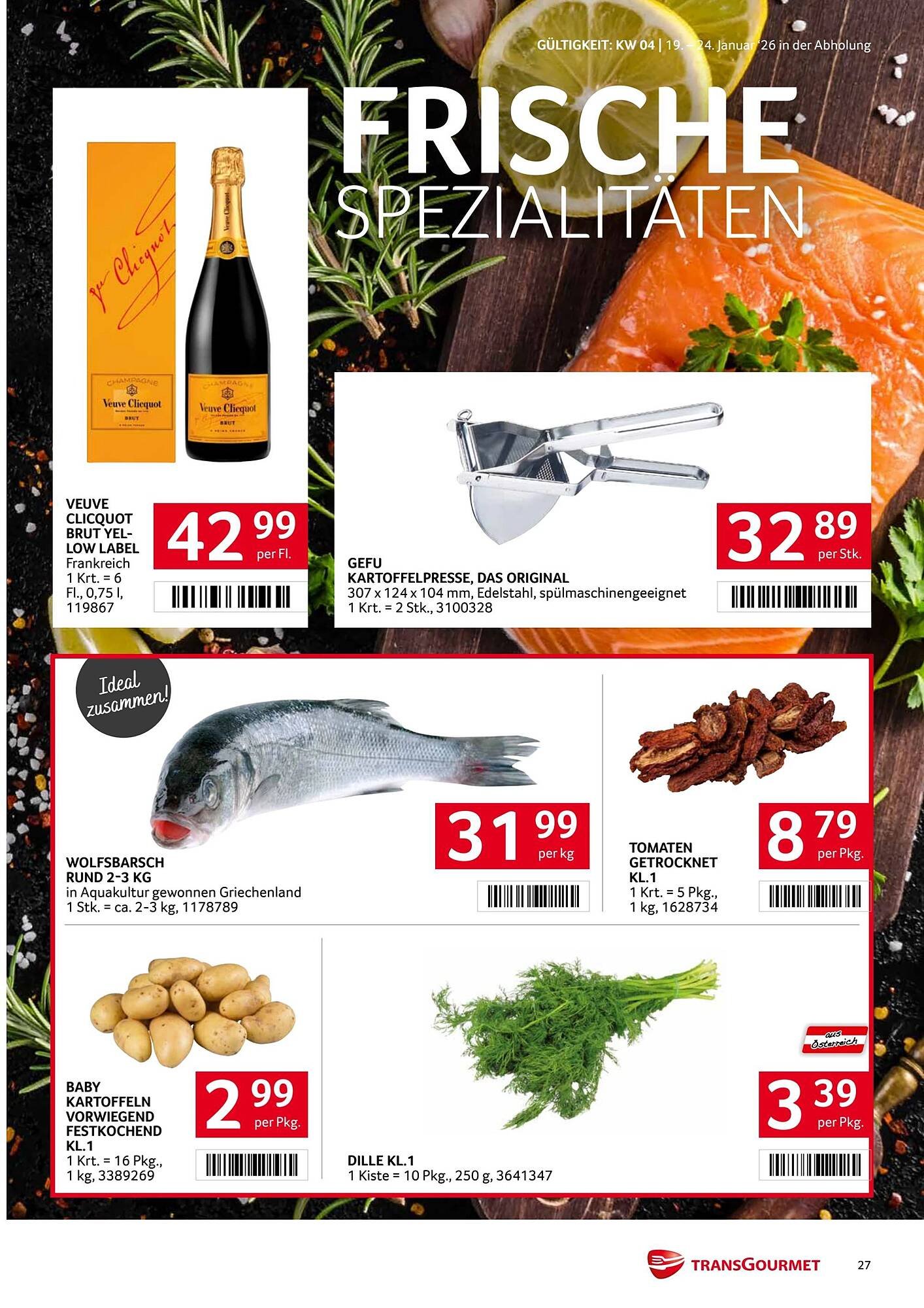 Transgourmet Flugblatt