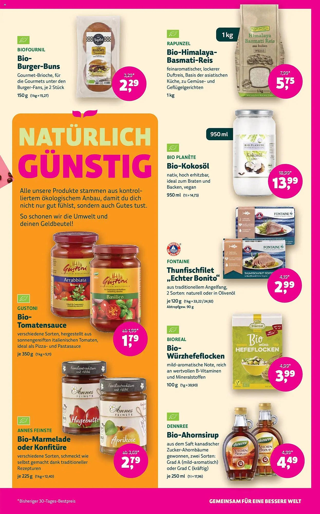 Denn's Biomarkt Flugblatt